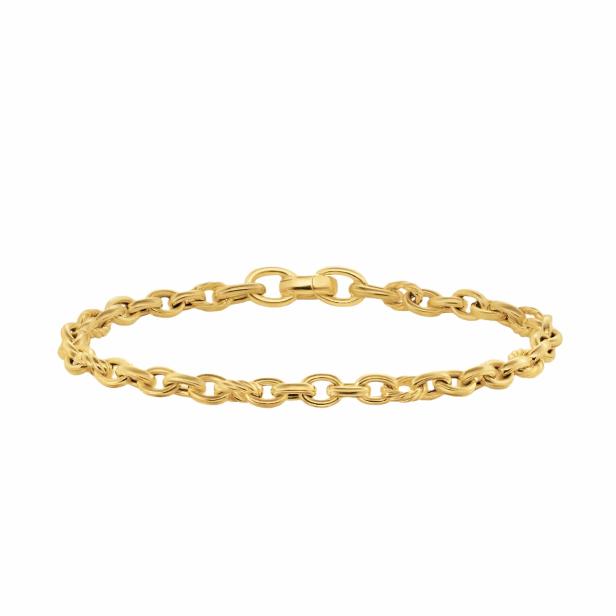 DY Mercer® Petite Chain Bracelet 18K Yellow Gold, 4.5mm