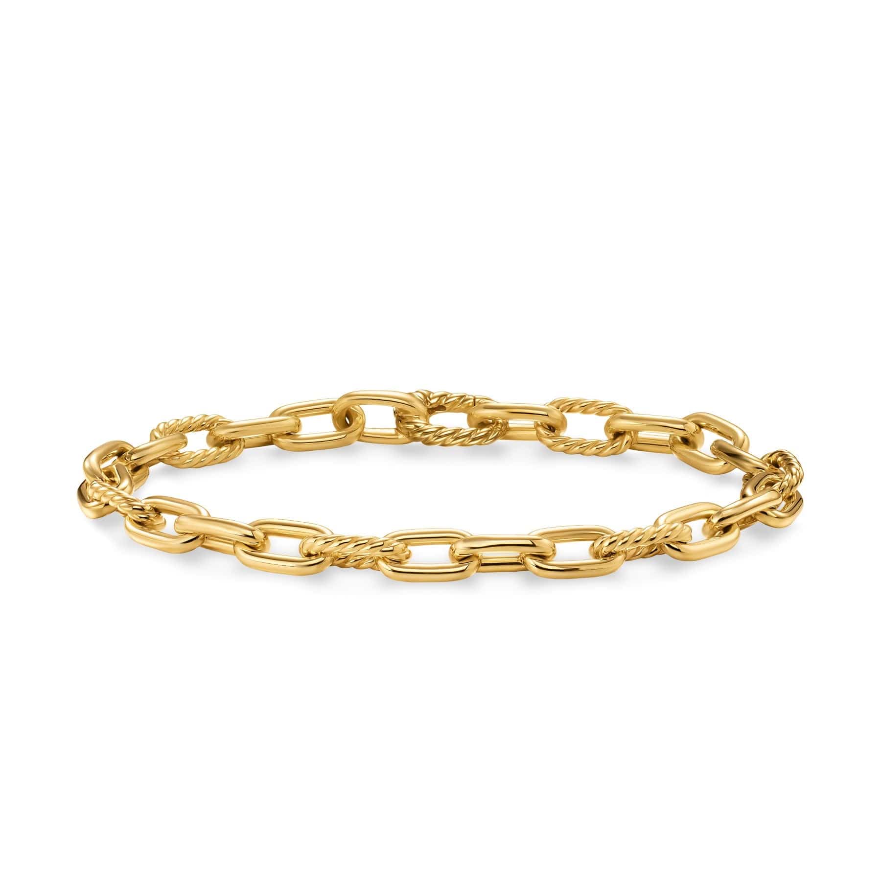 DY Madison® Chain Bracelet 18K Yellow Gold, 6mm