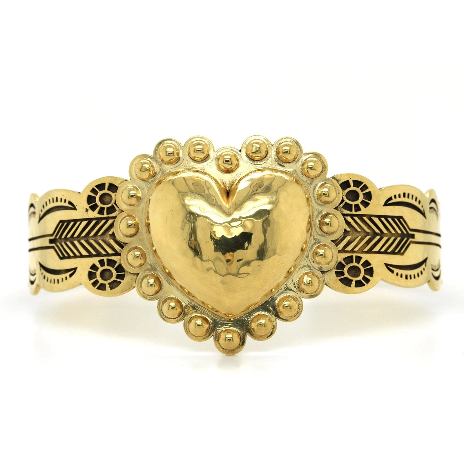 Christina Alexiou 18K Yellow Gold Native Collection Cuff Bracelet