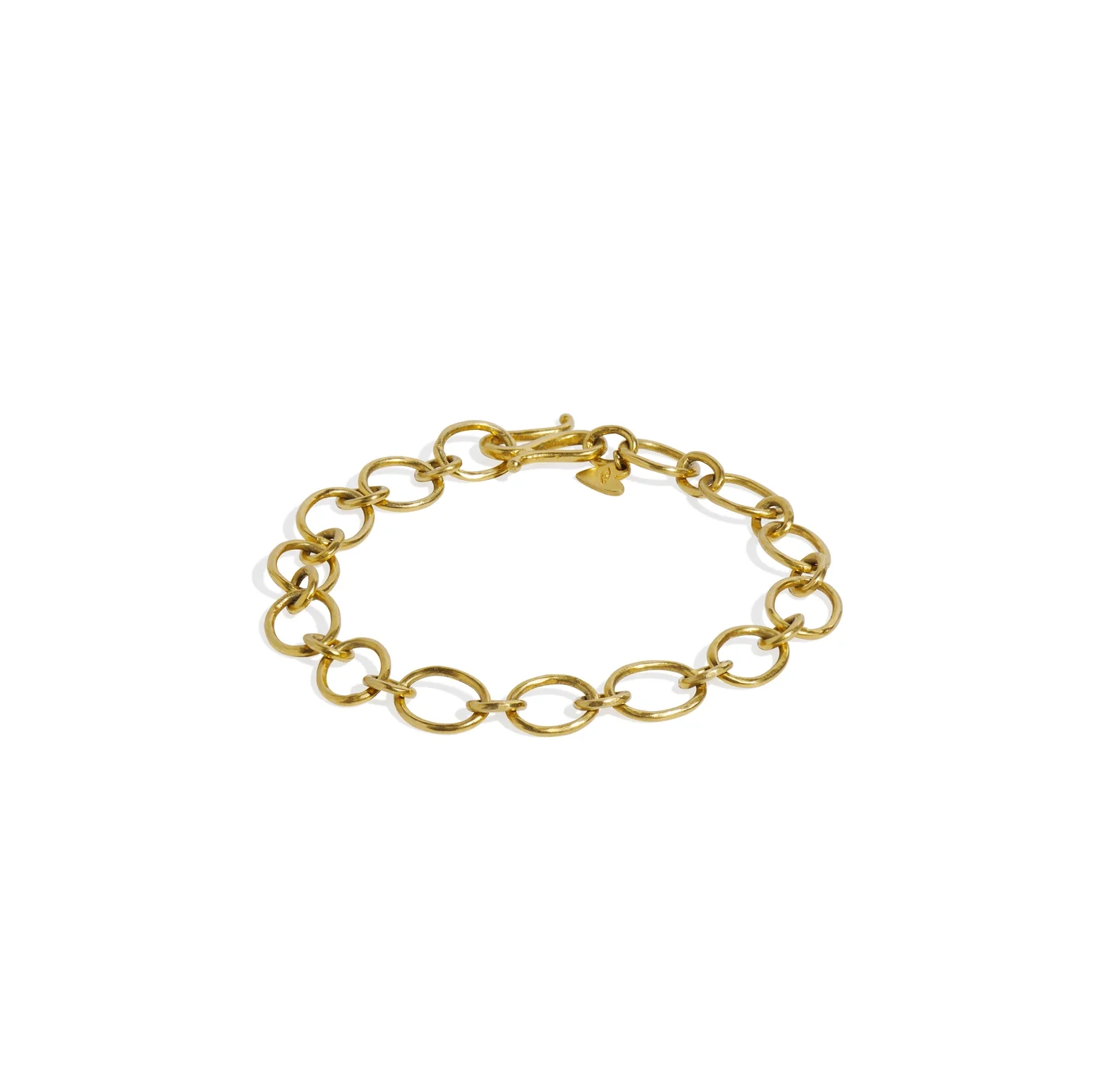 Christina Alexiou 14K Yellow Gold Oval Link Chain Bracelet