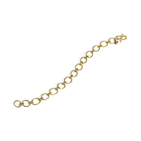 Christina Alexiou 14K Yellow Gold Oval Link Chain Bracelet - Image 3
