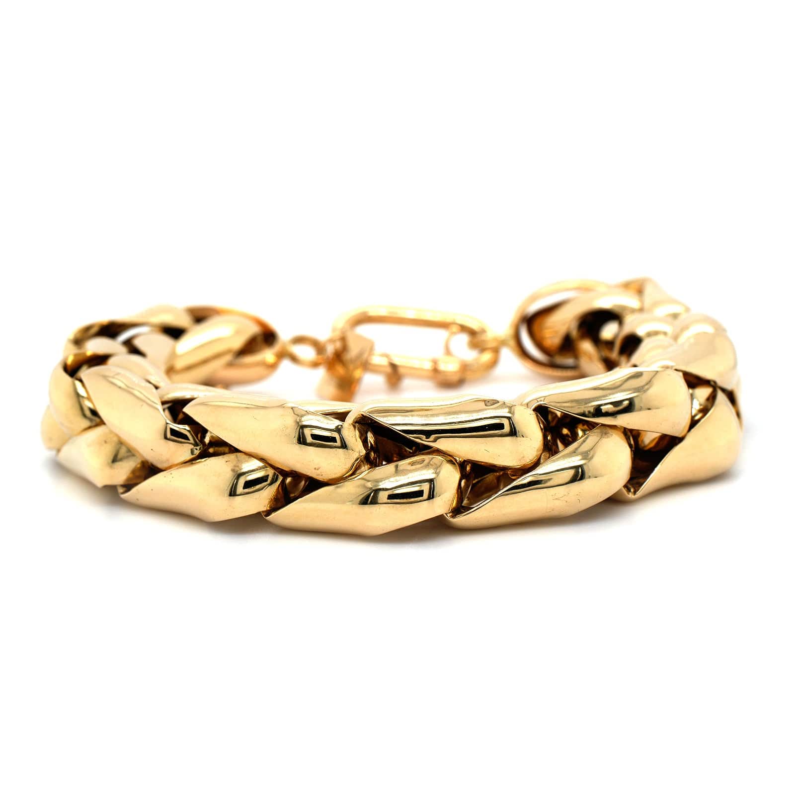 Lauren Rubinski 14K Yellow Gold Medium Links GIA Bracelet