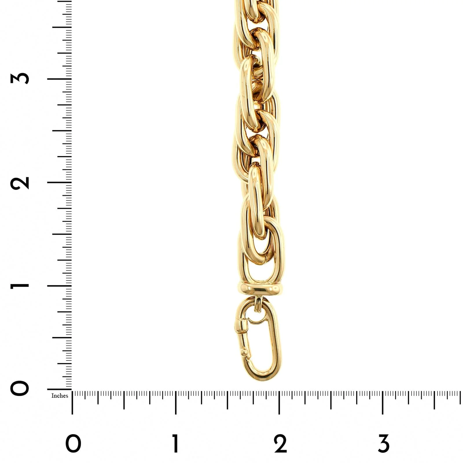 Lauren Rubinski 14K Yellow Gold Small Links Ephrusi Bracelet - Image 3