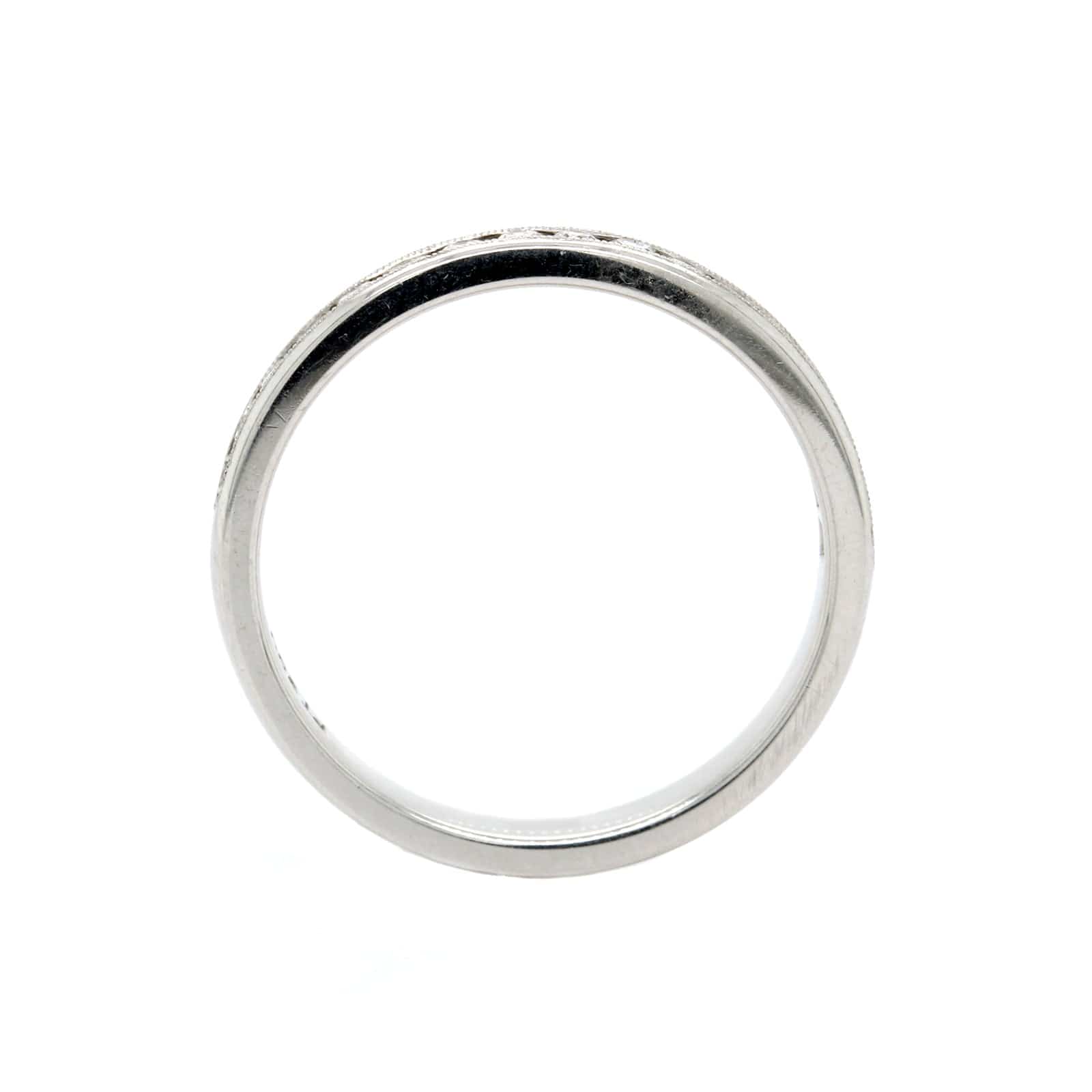Platinum Channel Set Diamond Band - Image 3
