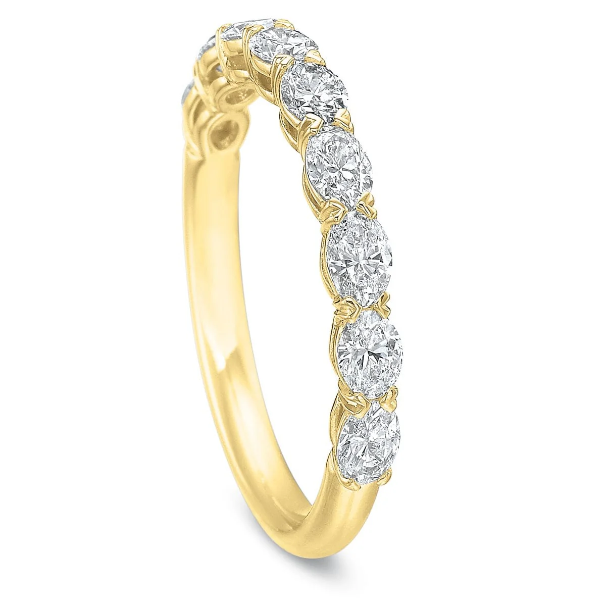 18K Yellow Gold Diamond Grand Aire Band - Image 2