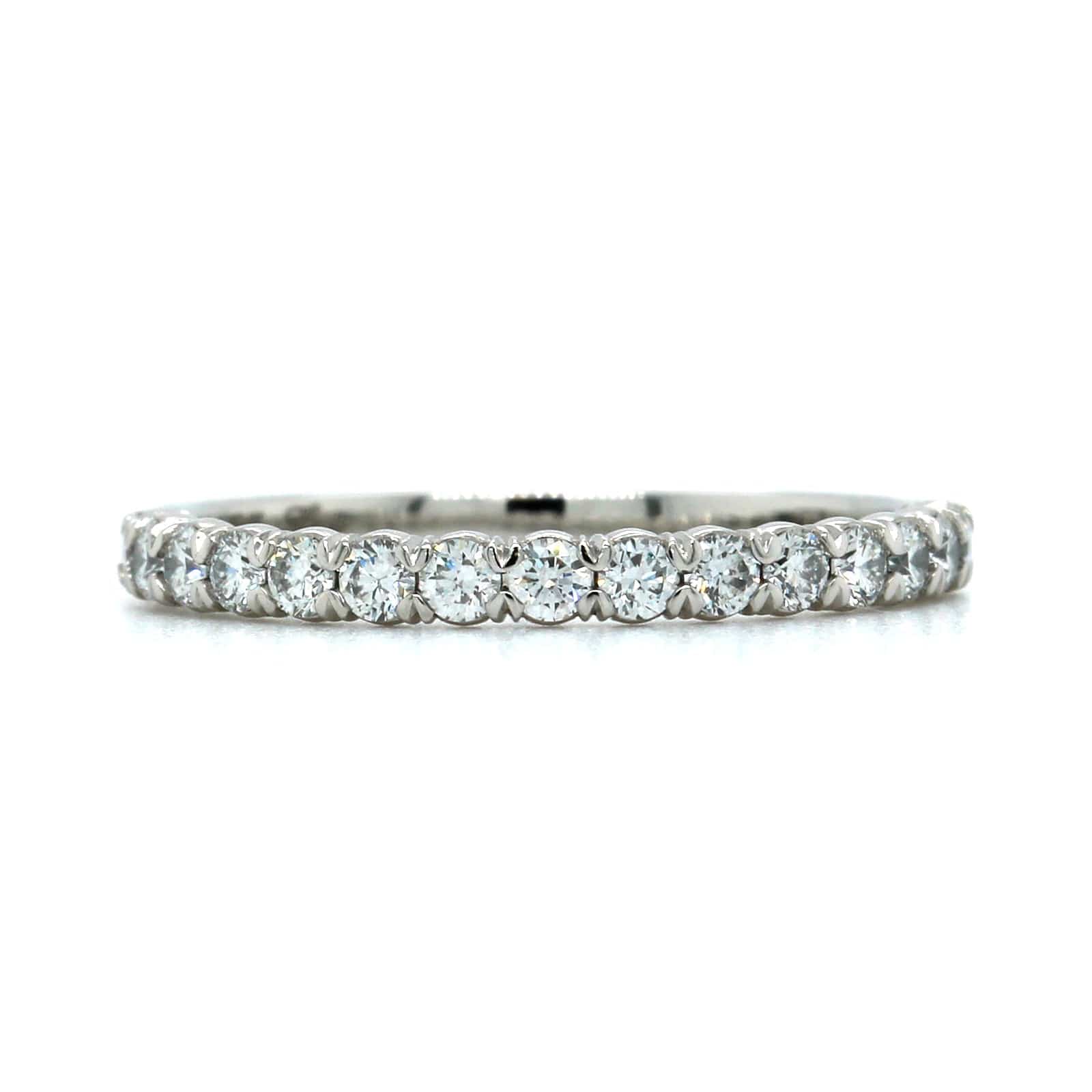 Platinum New Aire Silk Prong Diamond Band - Image 5