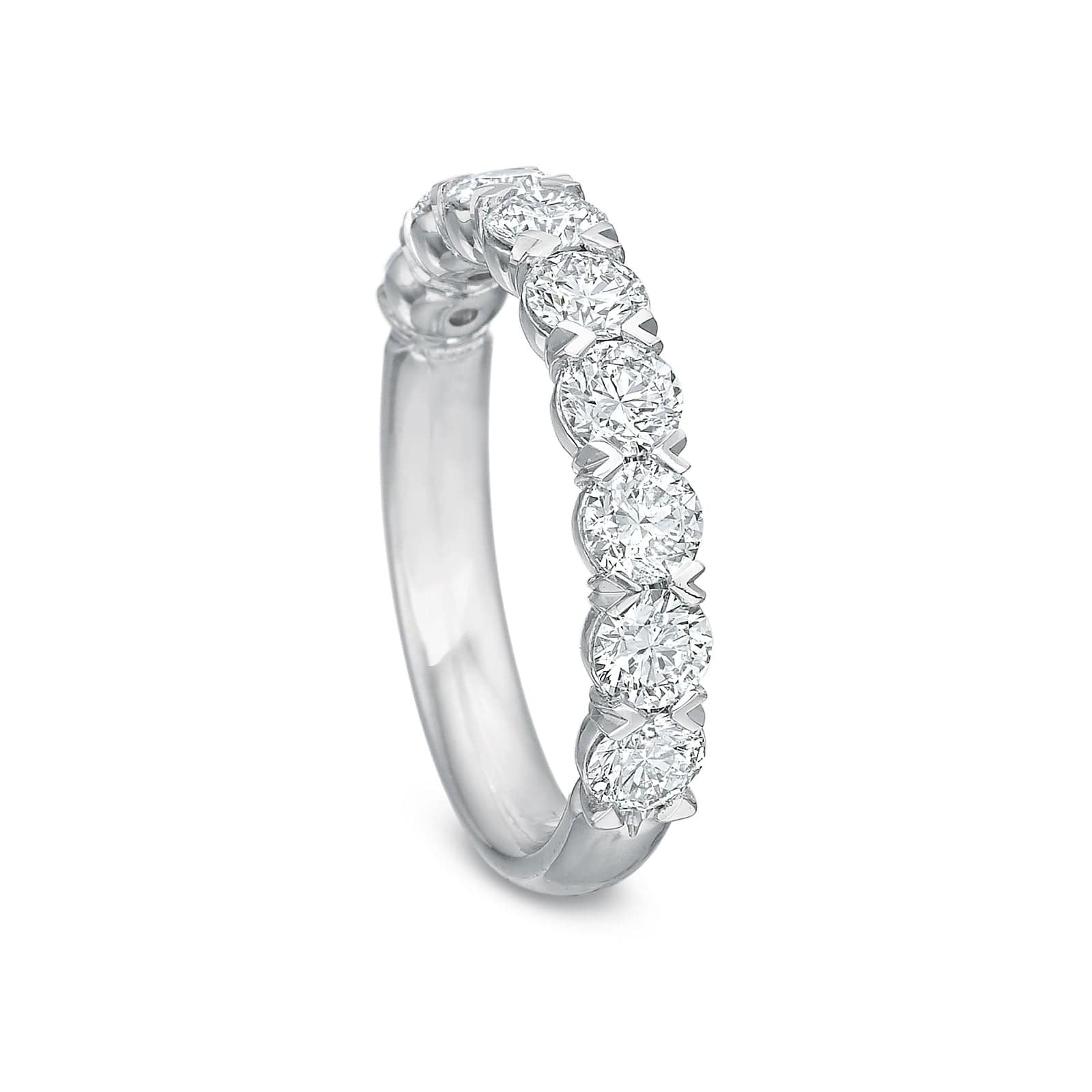 Platinum Prong Diamond Band - Image 2