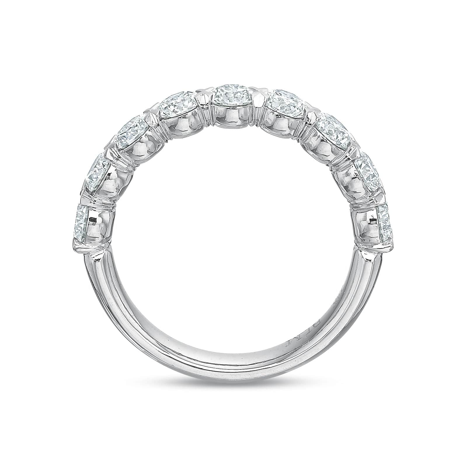 Platinum Prong Diamond Band - Image 3
