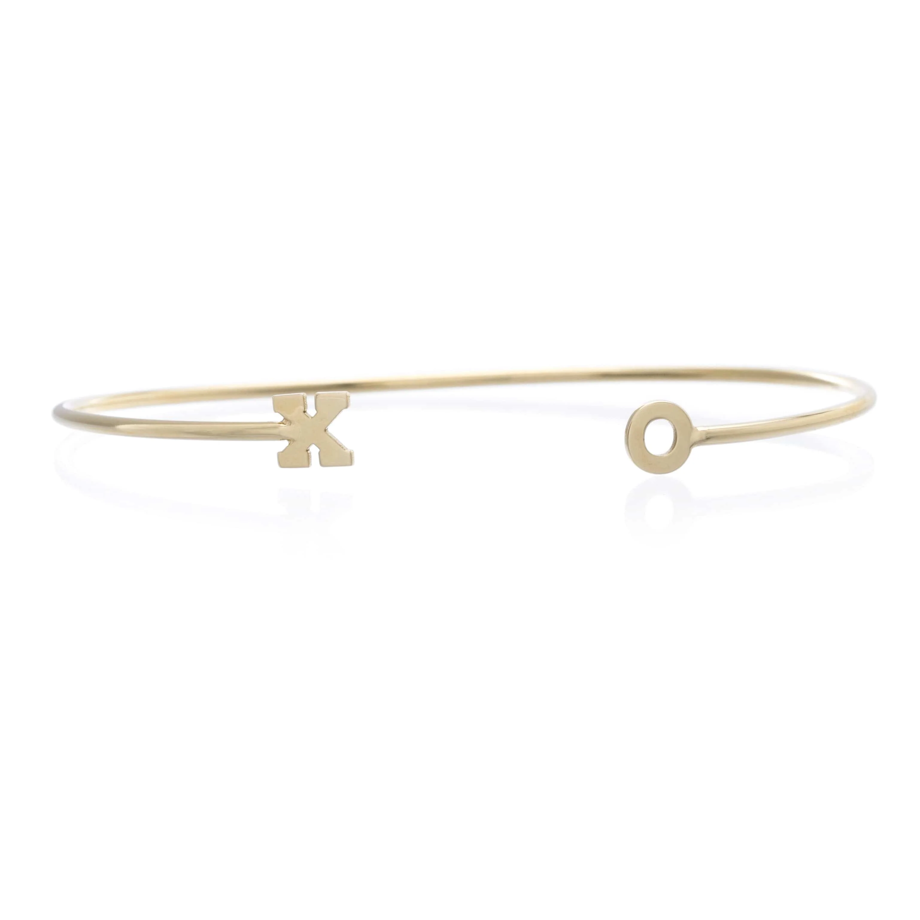 14K Yellow Gold XO Bracelet