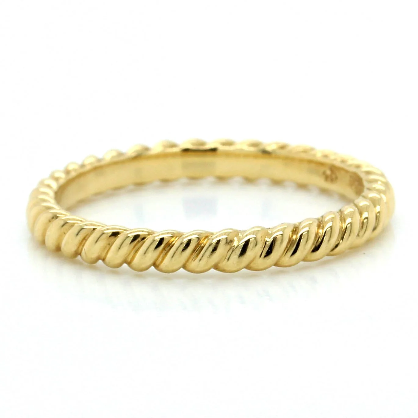 18K Yellow Gold Cable Band - Image 2