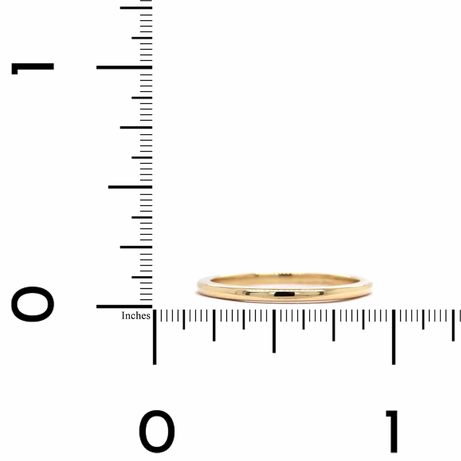 18K Yellow Gold Polished Band - Image 4