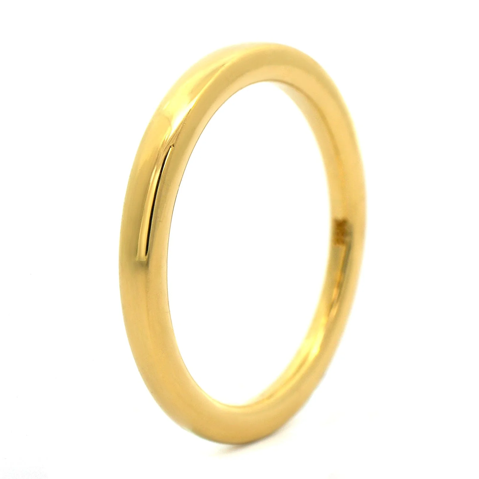 18K Yellow Gold High Polished Eternity Band - Image 2