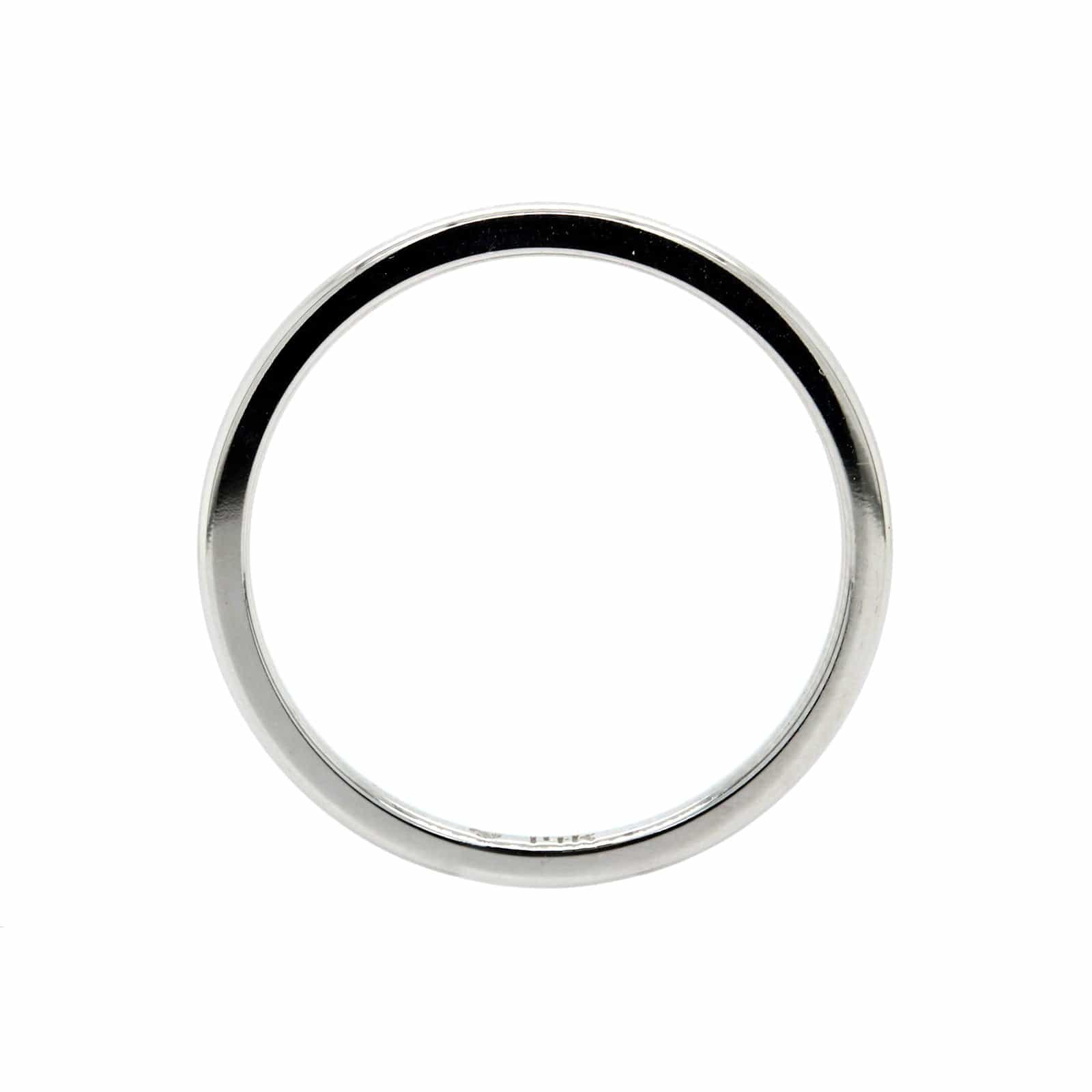 14K White Gold 1.5mm High Polished Band - Image 3