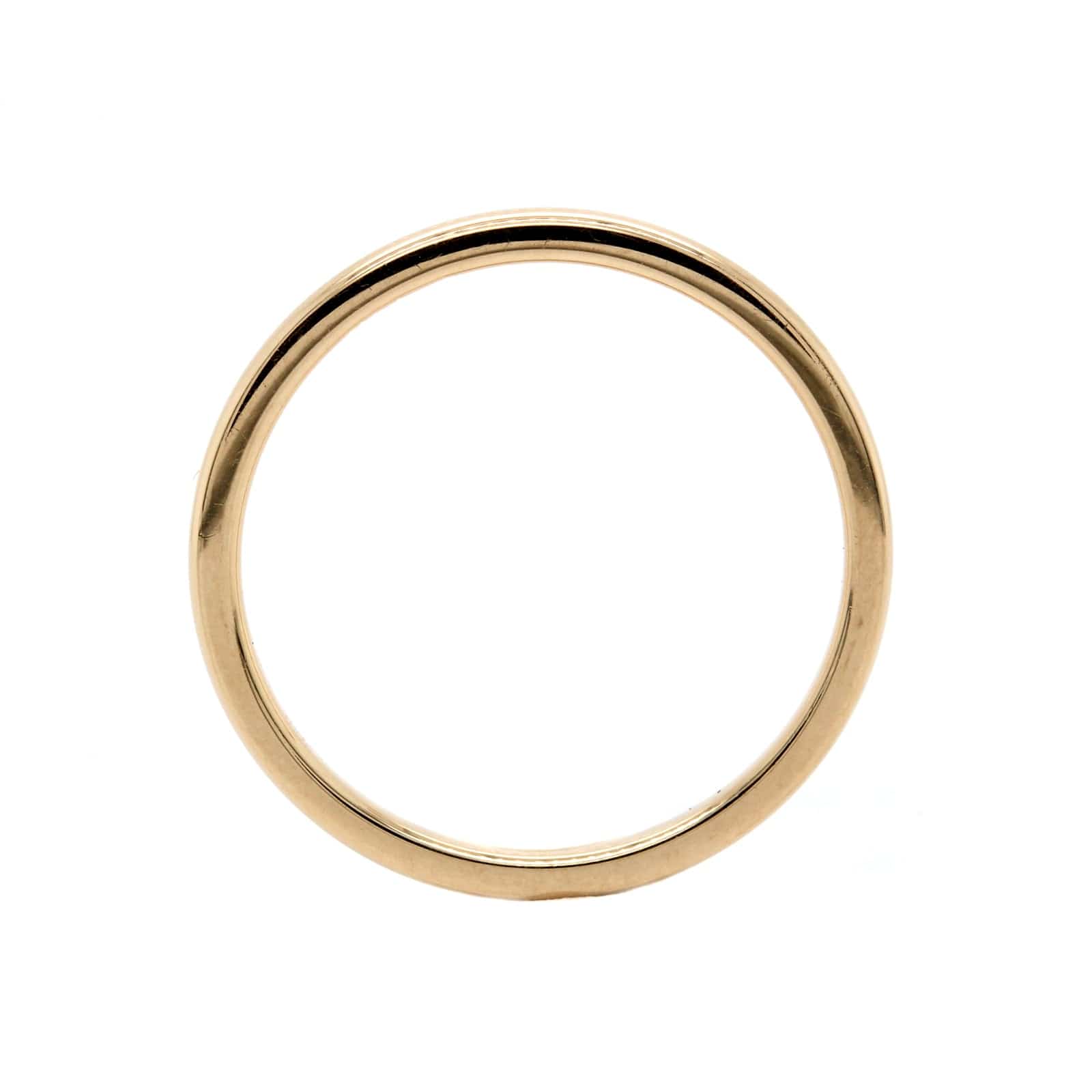 14K Yellow Gold 1.5mm High Polished Band - Image 3