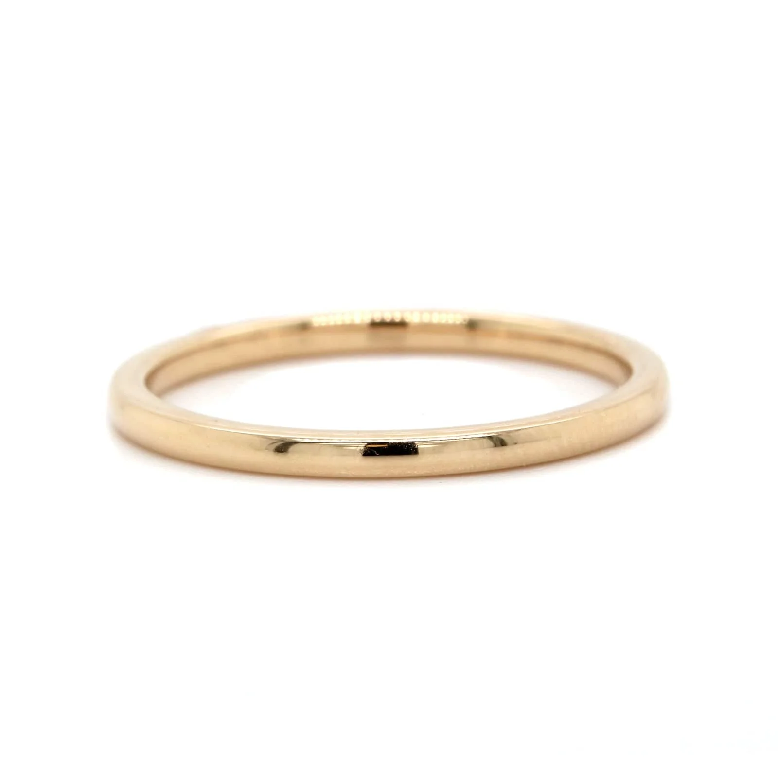 14K Yellow Gold 1.5mm High Polished Band - Image 5