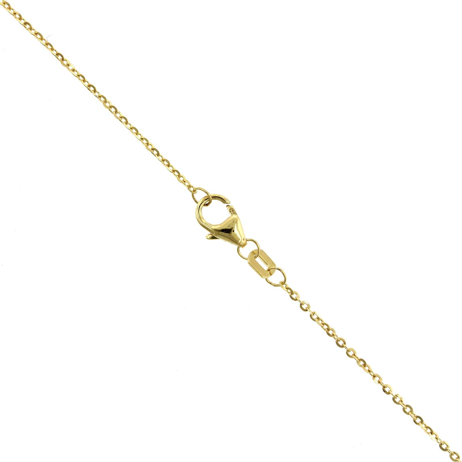 14K Yellow Gold Engravable Bar Necklace - Image 2