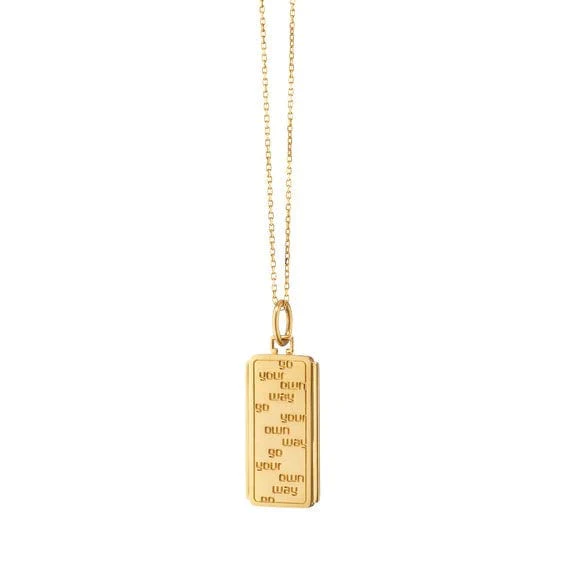 18K Yellow Gold "Go Your Own Way" Necklace