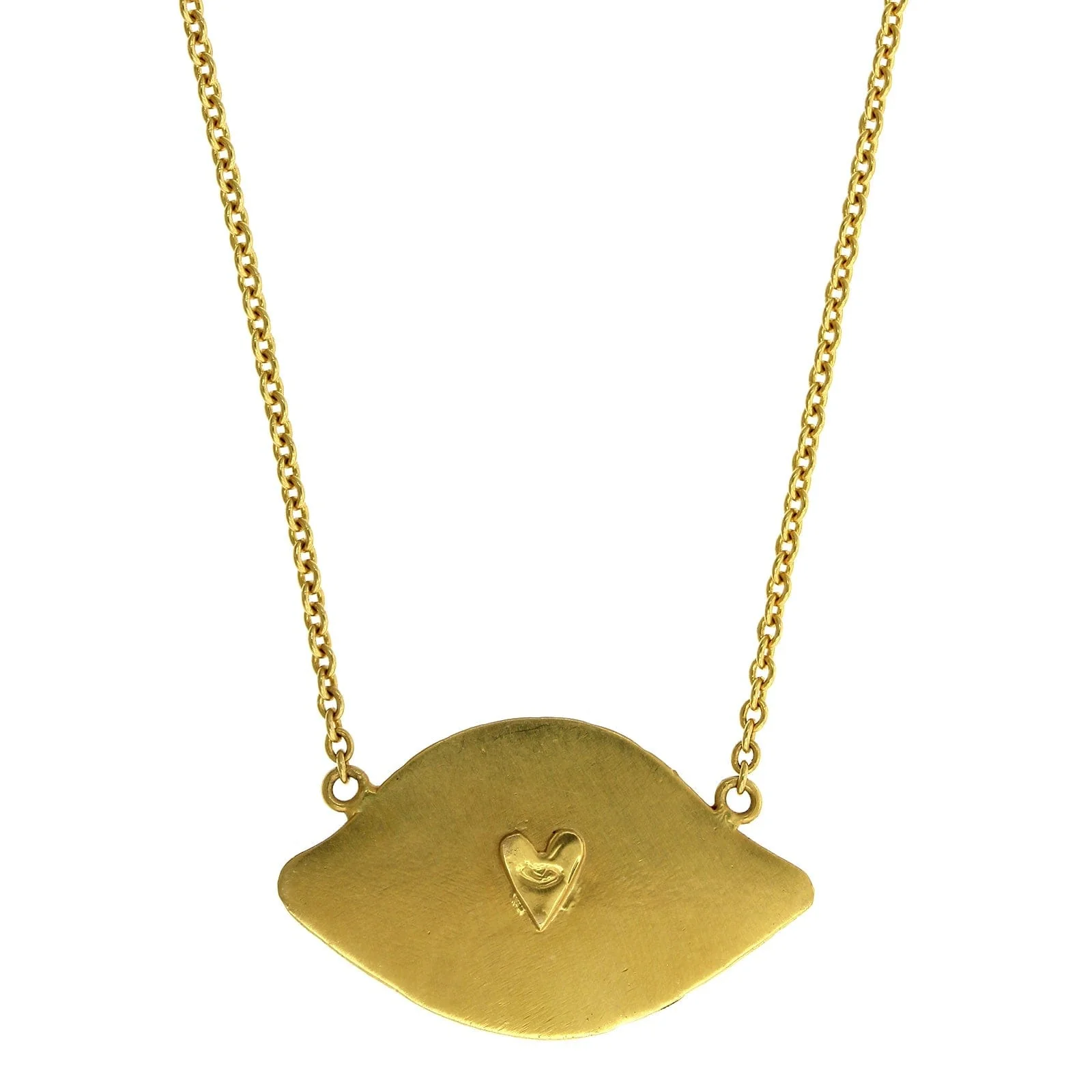 Christina Alexiou 18K Yellow Gold Evil Eye Pendant - Image 3
