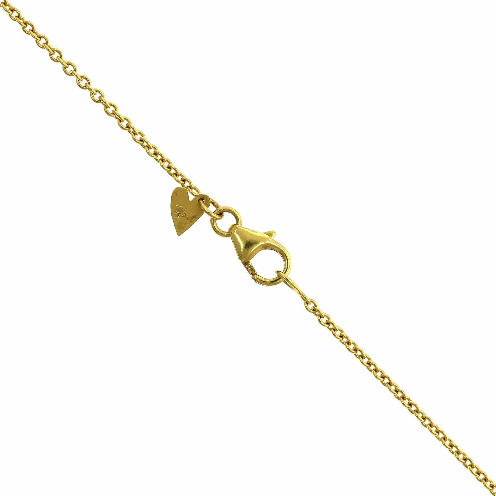 Christina Alexiou 18K Yellow Gold Evil Eye Pendant - Image 4