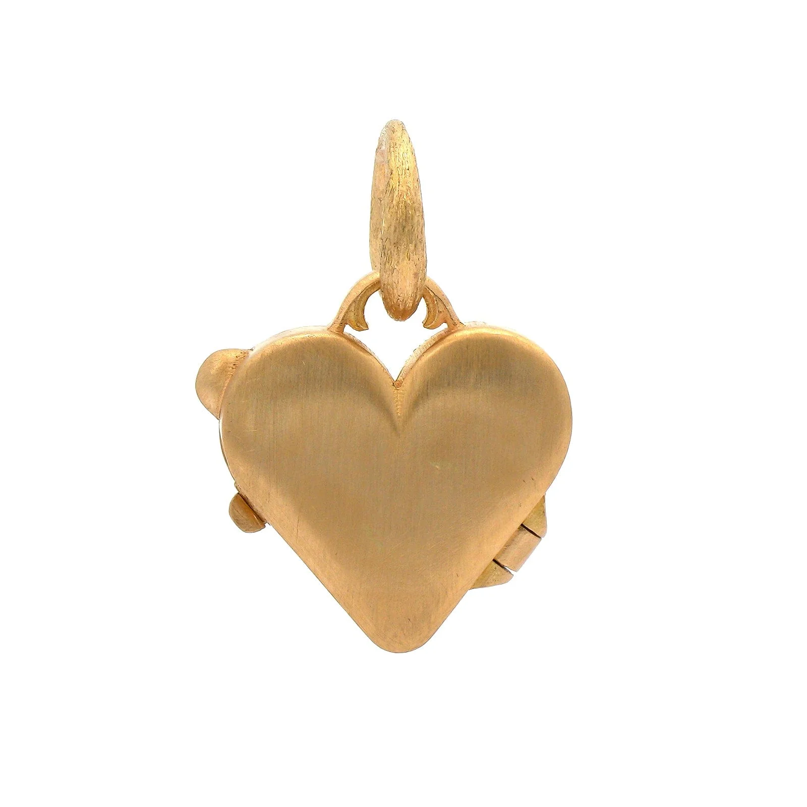 18K Yellow Gold Baby Heart Shaped Locket - Image 3
