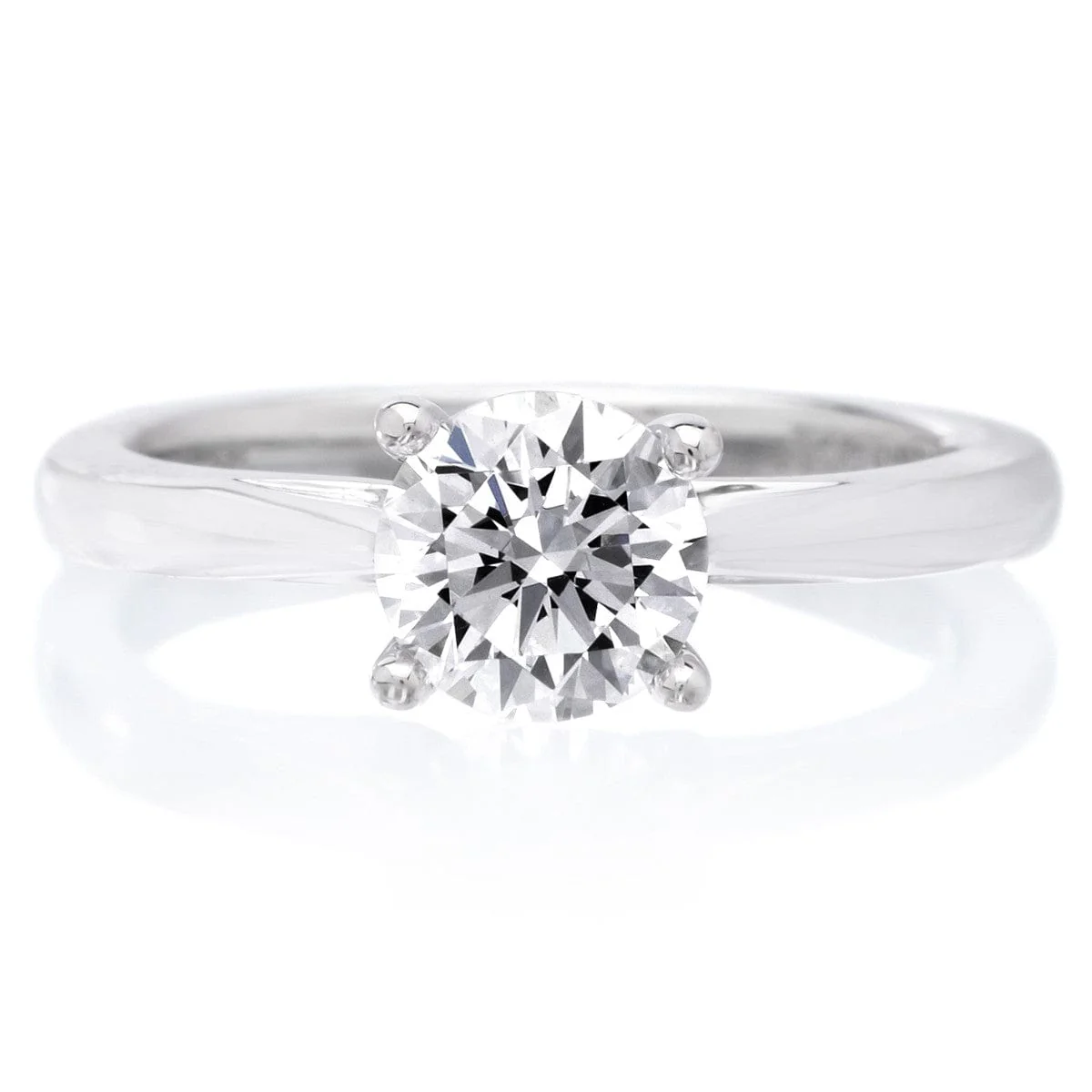 18K White Gold Lindsey Engagement Ring Setting