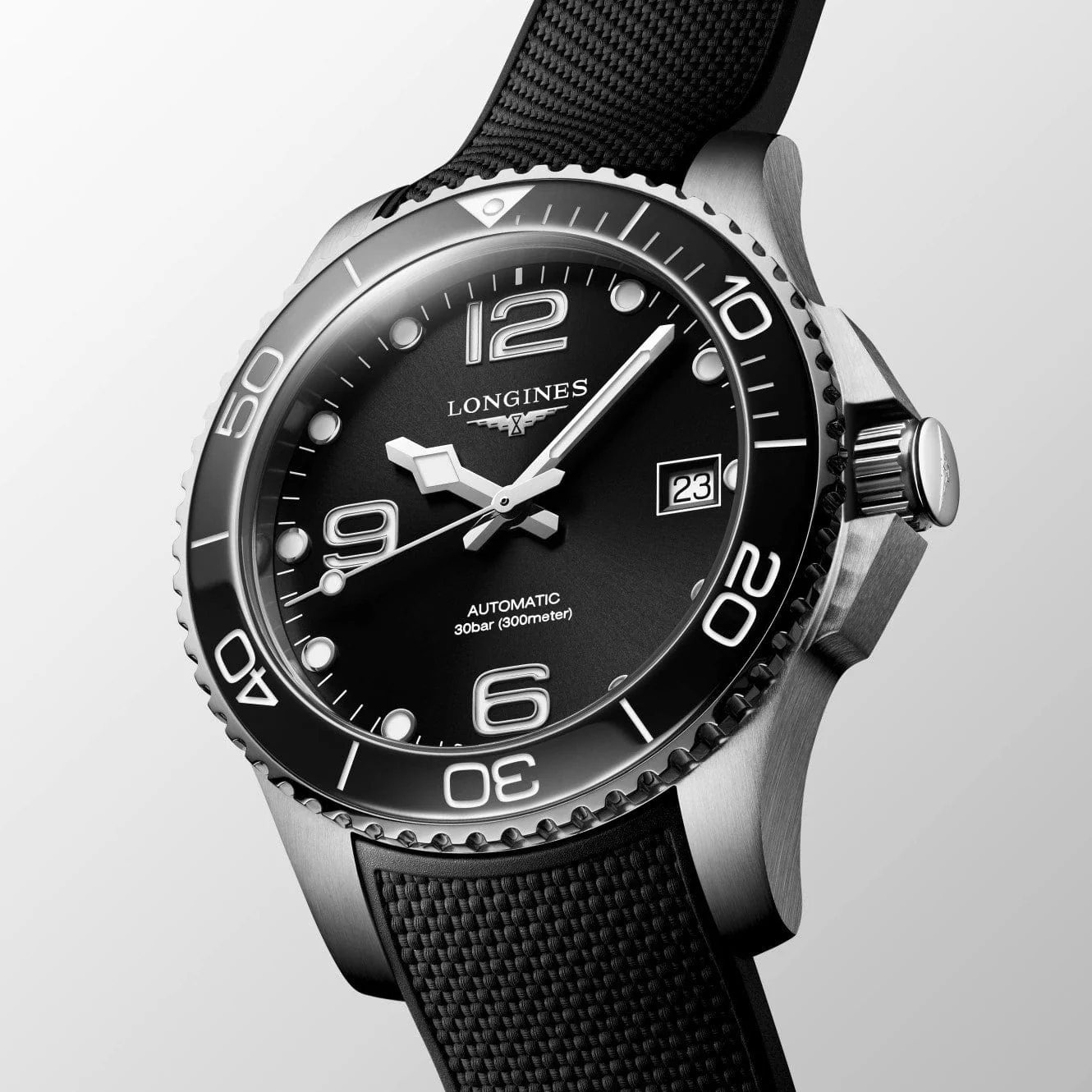 Longines HydroConquest 39mm Stainless Steel/Ceramic Automatic L3.780.4.56.9 - Image 3