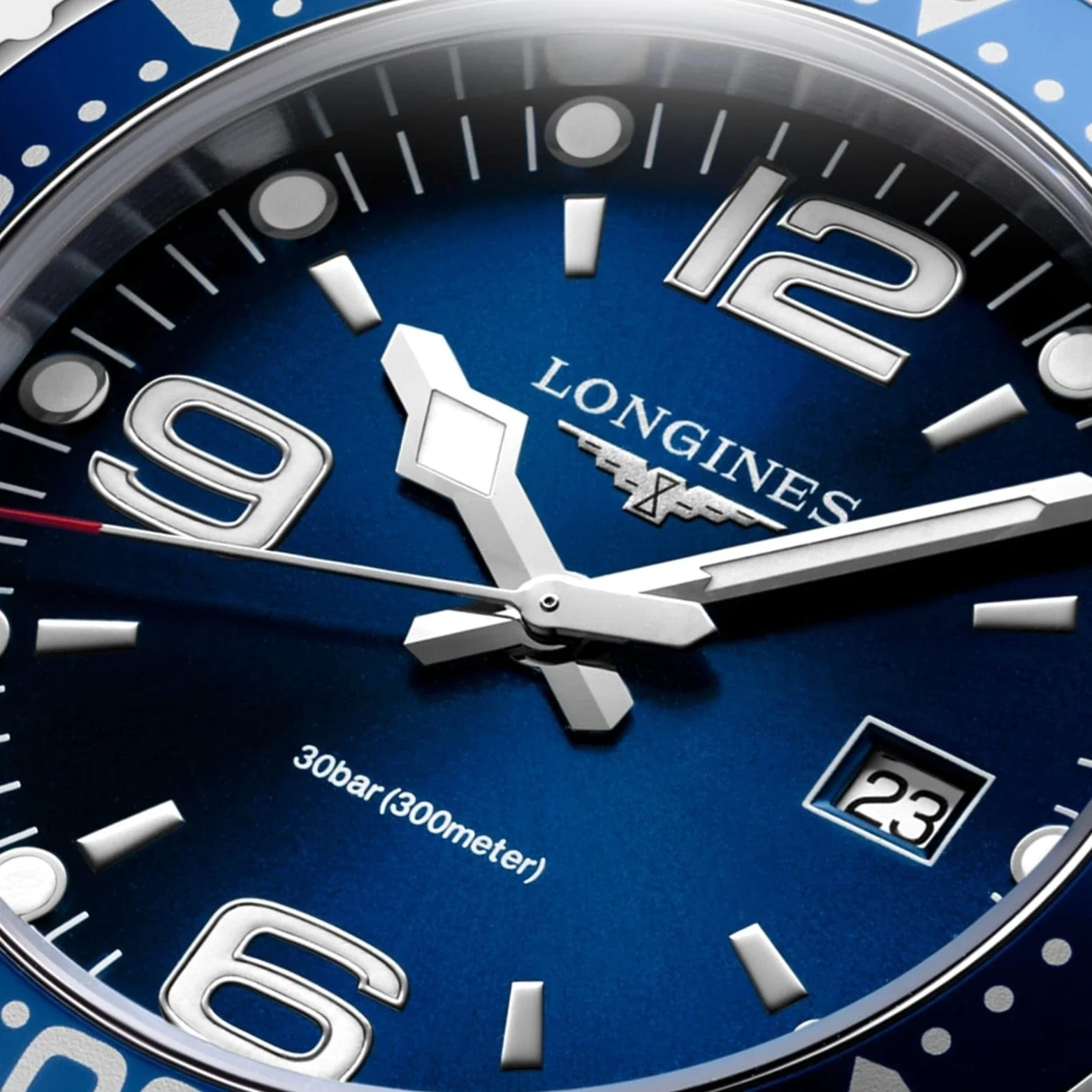 Longines HydroConquest 39mm Stainless Steel Quartz L3.730.4.96.6 - Image 4