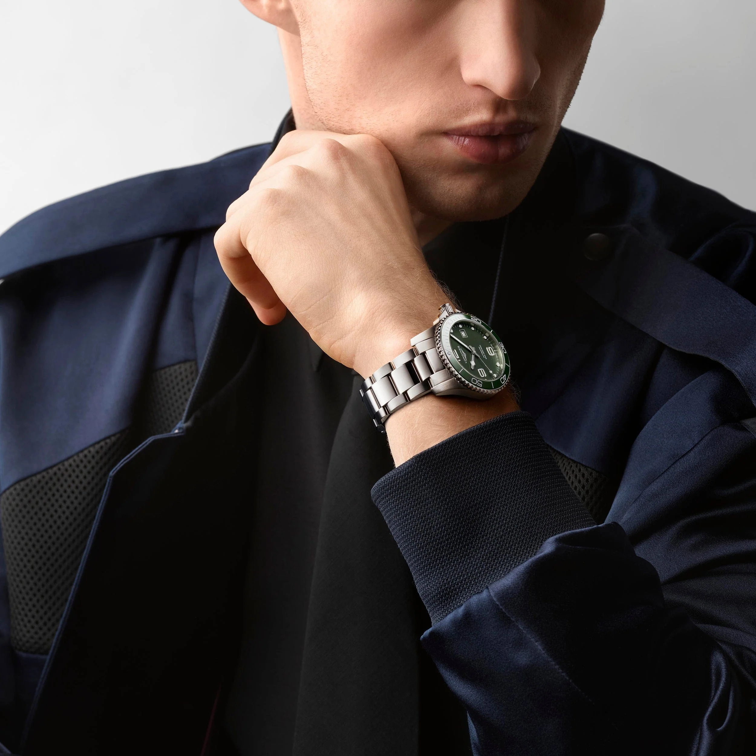 Longines HydroConquest 41mm Stainless Steel/Ceramic Automatic L3.781.4.06.6 - Image 2