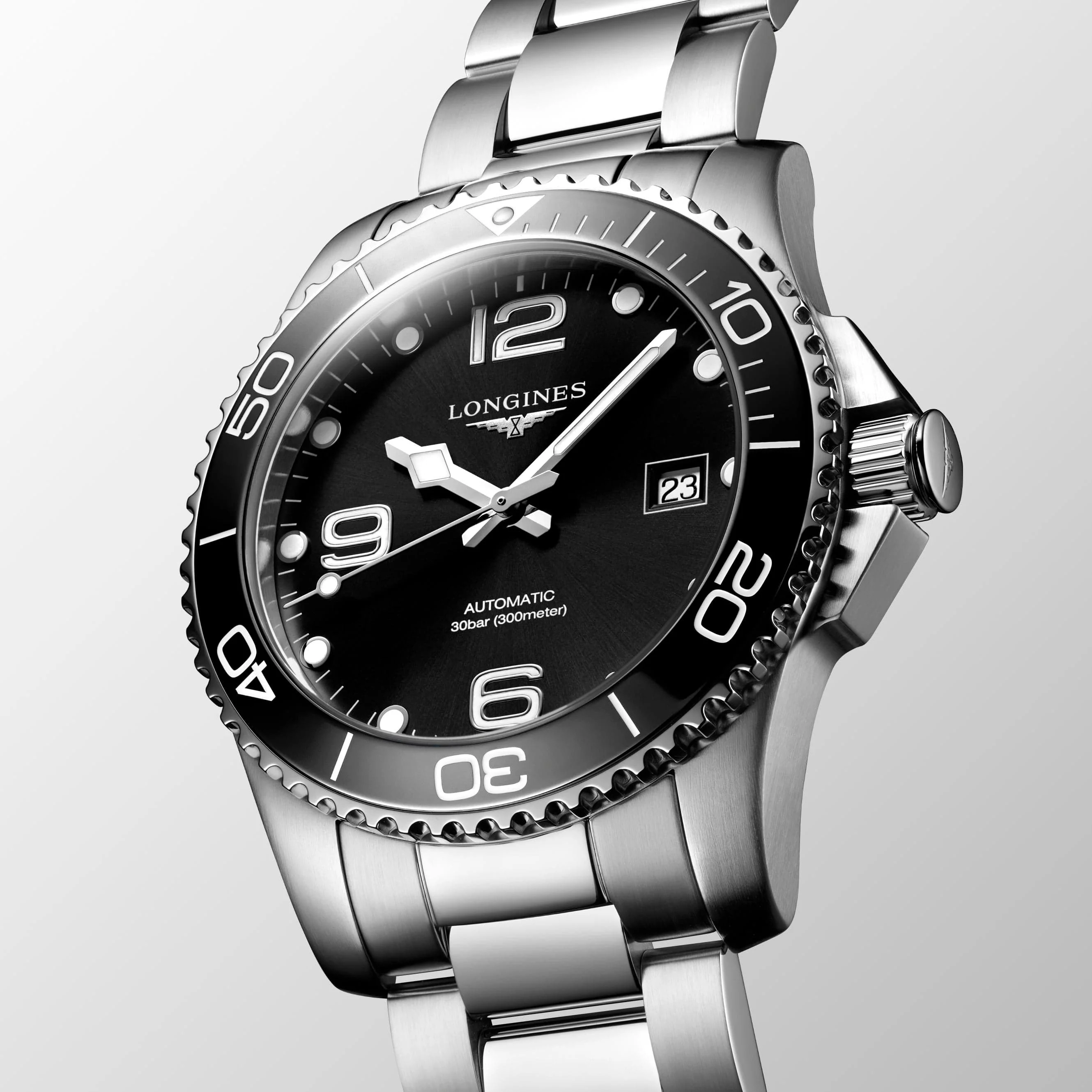 Longines HydroConquest 41mm Stainless Steel/Ceramic Automatic L3.781.4.56.6 - Image 3