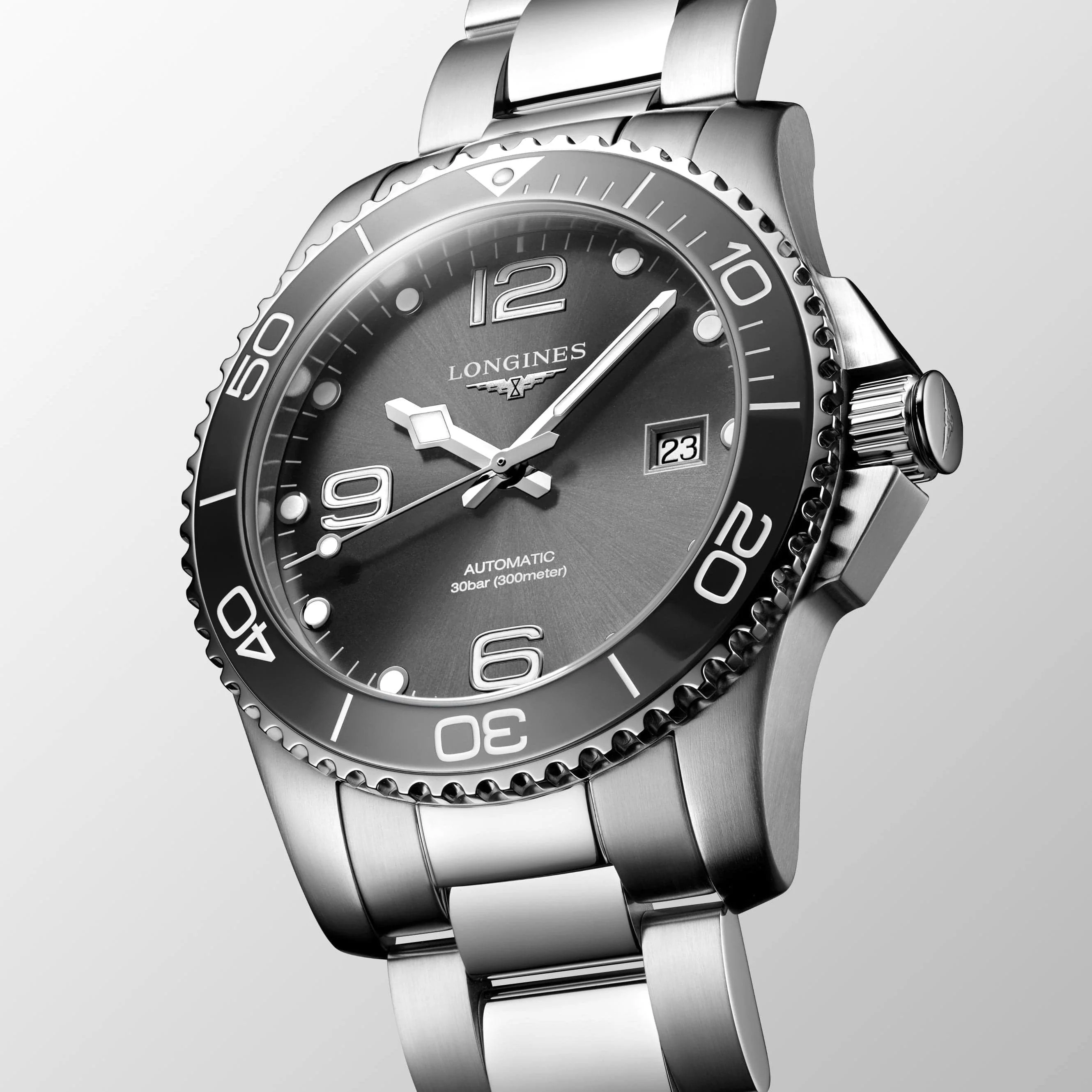 Longines HydroConquest 41mm Stainless Steel/Ceramic Automatic L3.781.4.76.6 - Image 2