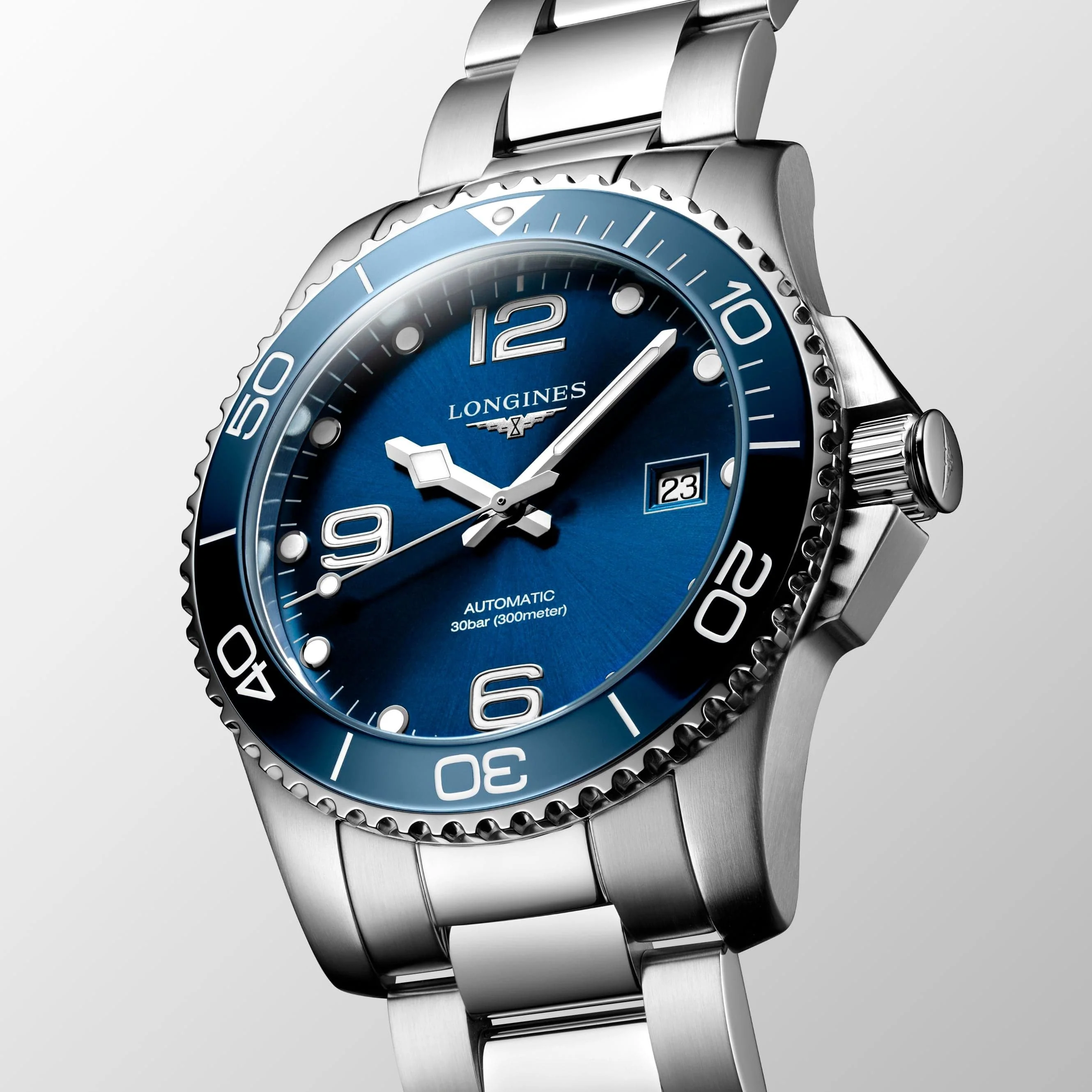 Longines HydroConquest 41mm Stainless Steel/Ceramic Automatic L3.781.4.96.6 - Image 3
