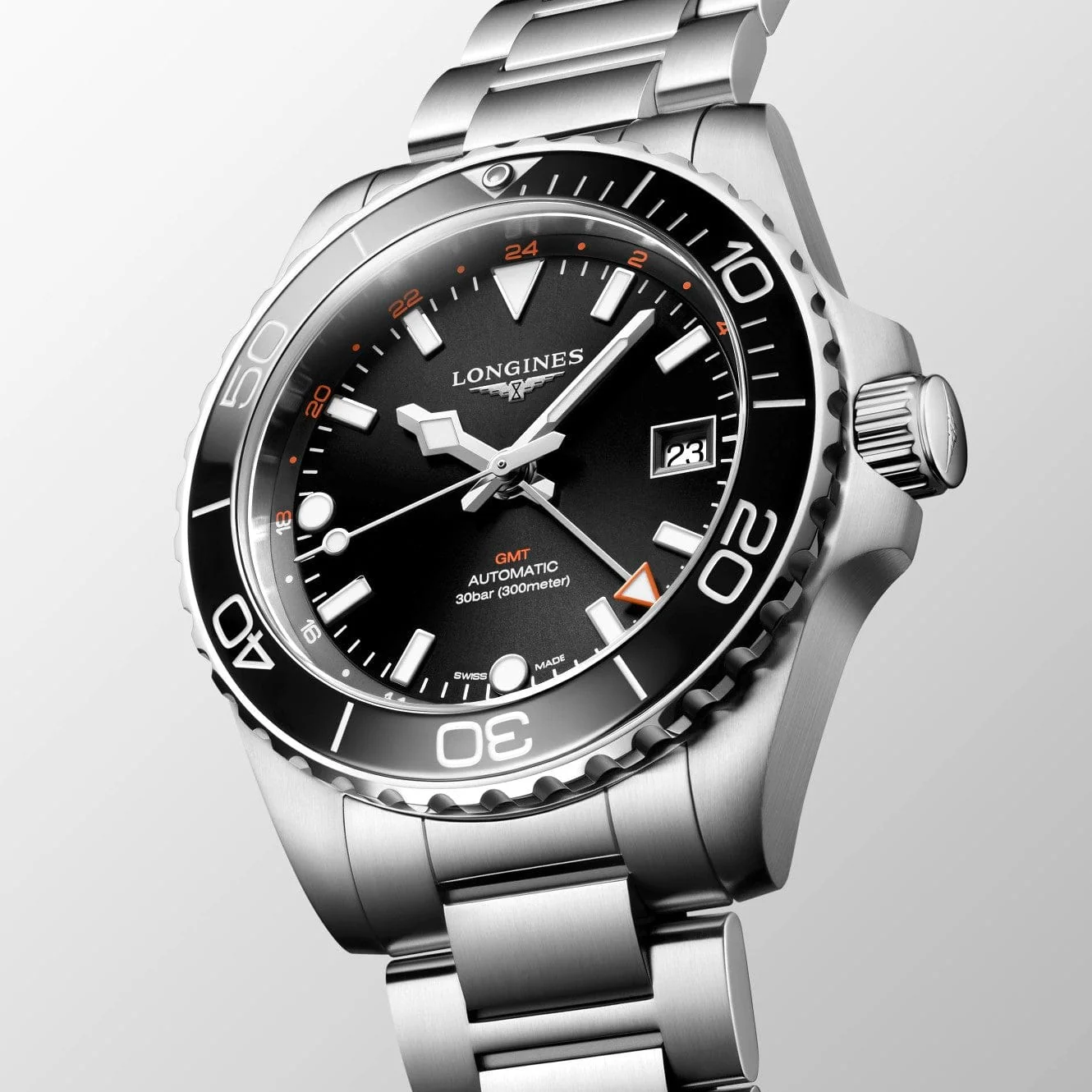 Longines HydroConquest 41mm Stainless Steel/Ceramic Automatic L3.790.4.56.6 - Image 2