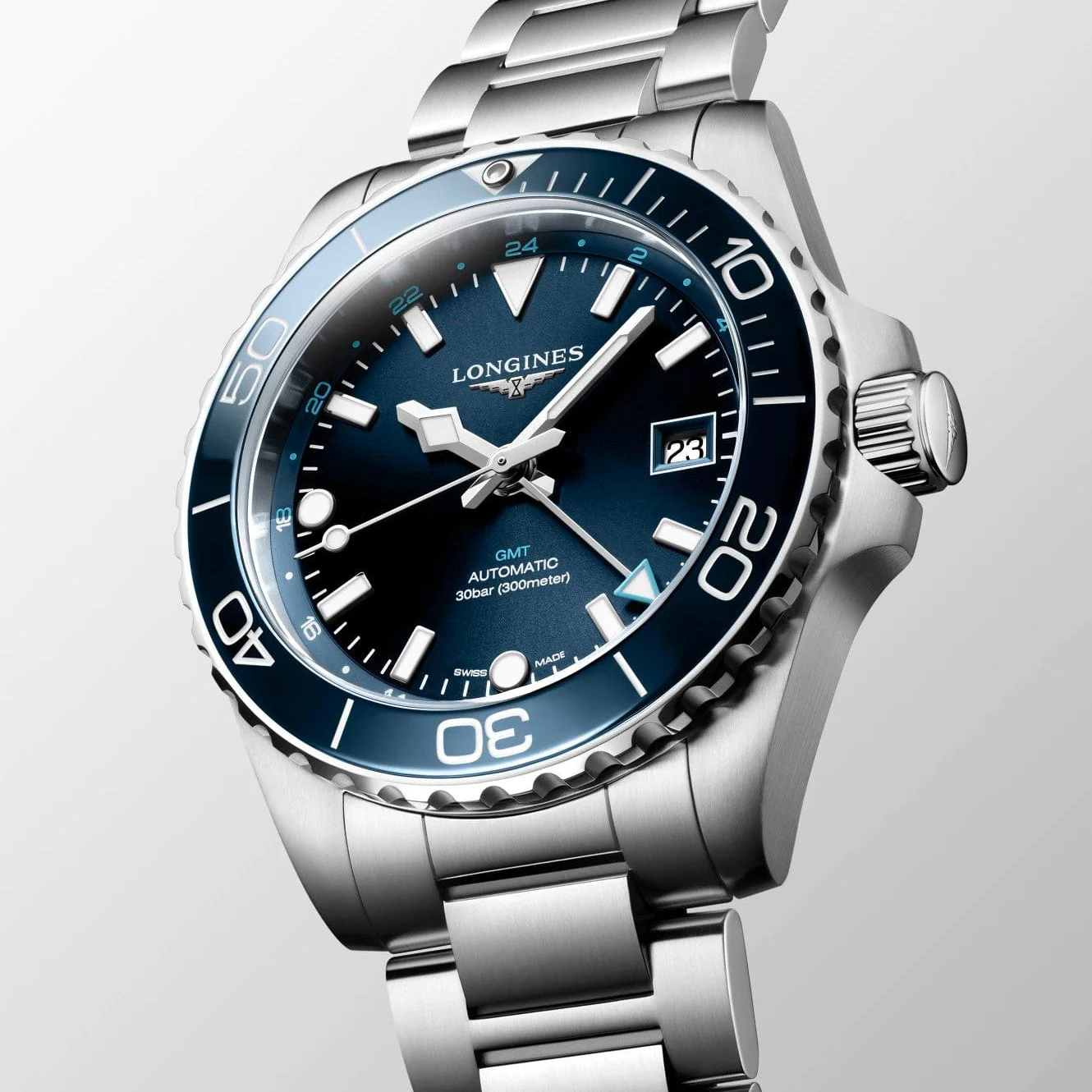 Longines HydroConquest 41mm Stainless Steel/Ceramic Automatic L3.790.4.96.6 - Image 2