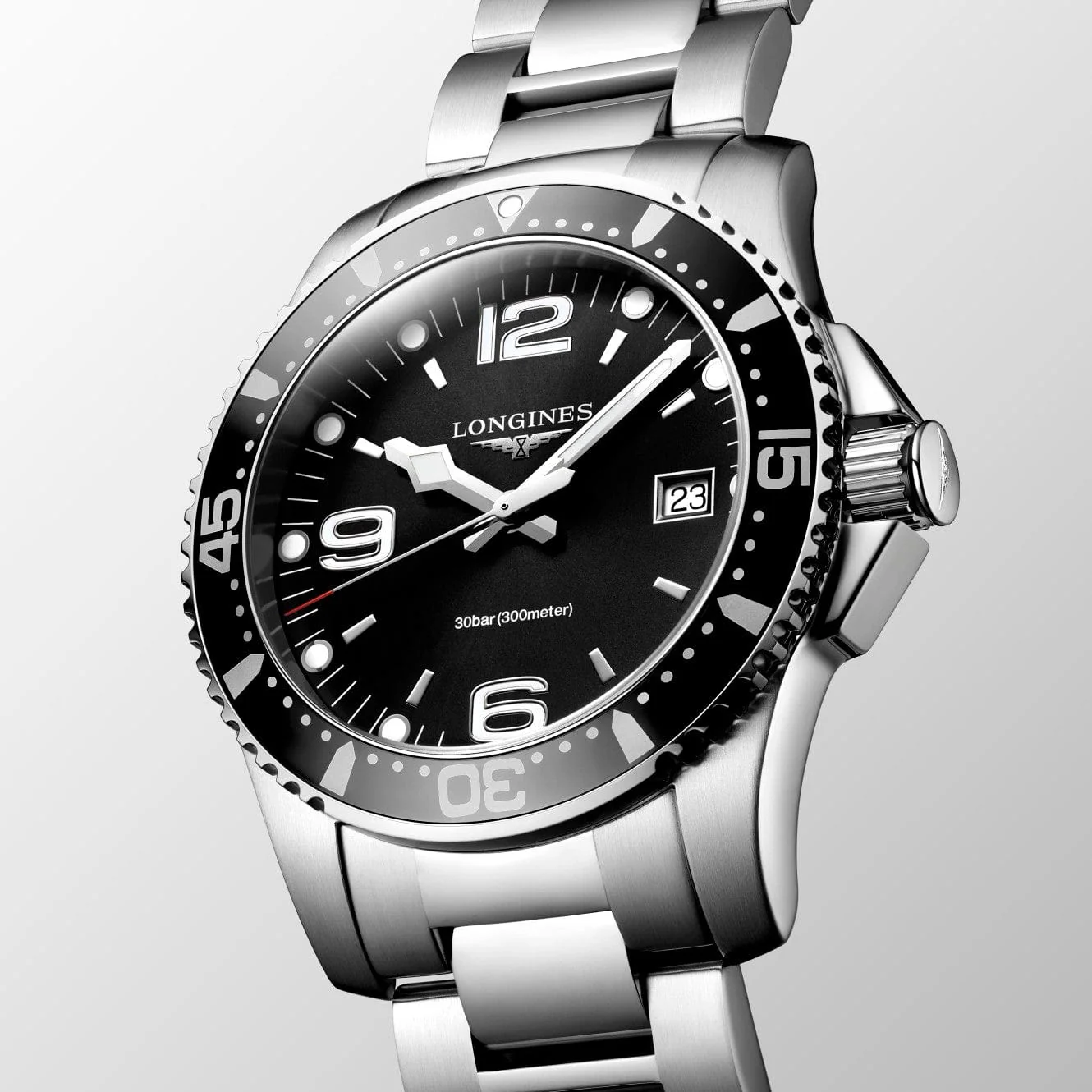 Longines HydroConquest 41mm Stainless Steel Quartz L3.740.4.56.6 - Image 2