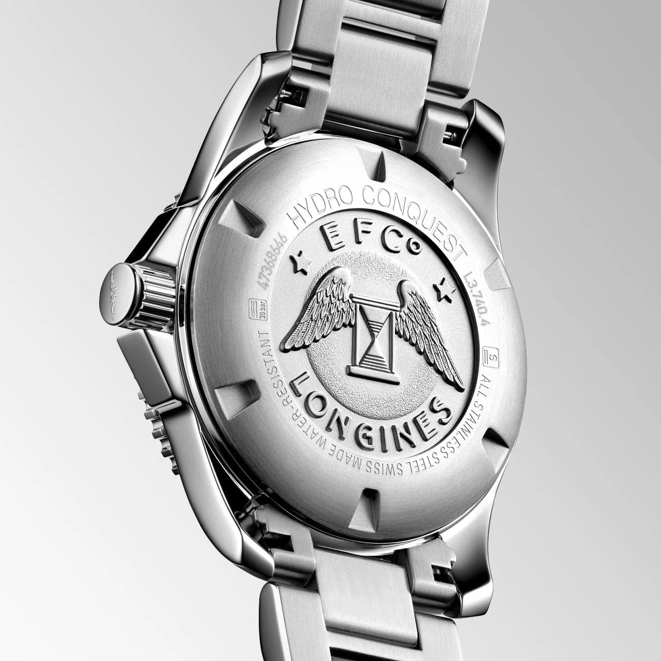 Longines HydroConquest 41mm Stainless Steel Quartz L3.740.4.56.6 - Image 3