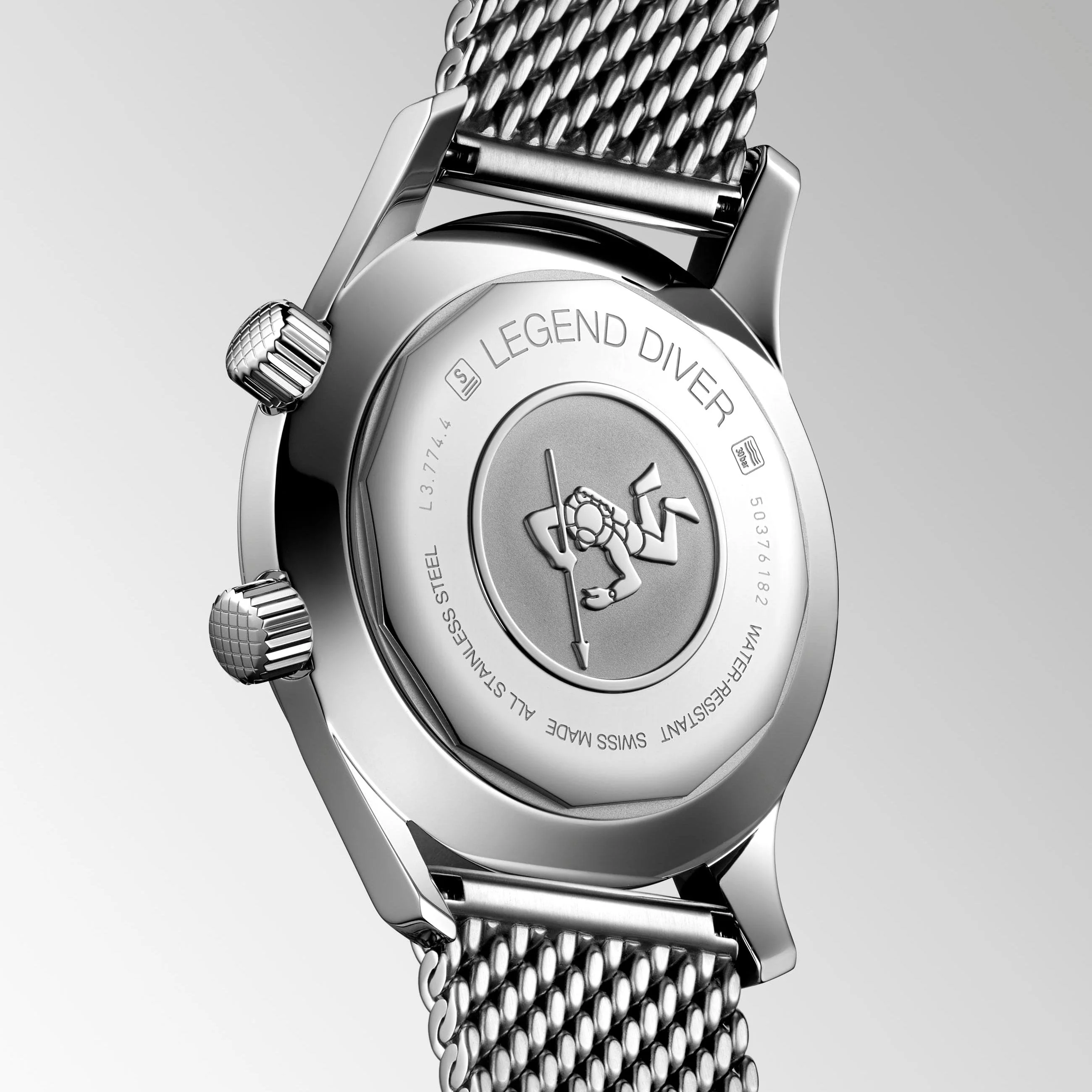 Longines Legend Diver Watch 42mm Automatic L3.774.4.50.6 - Image 3