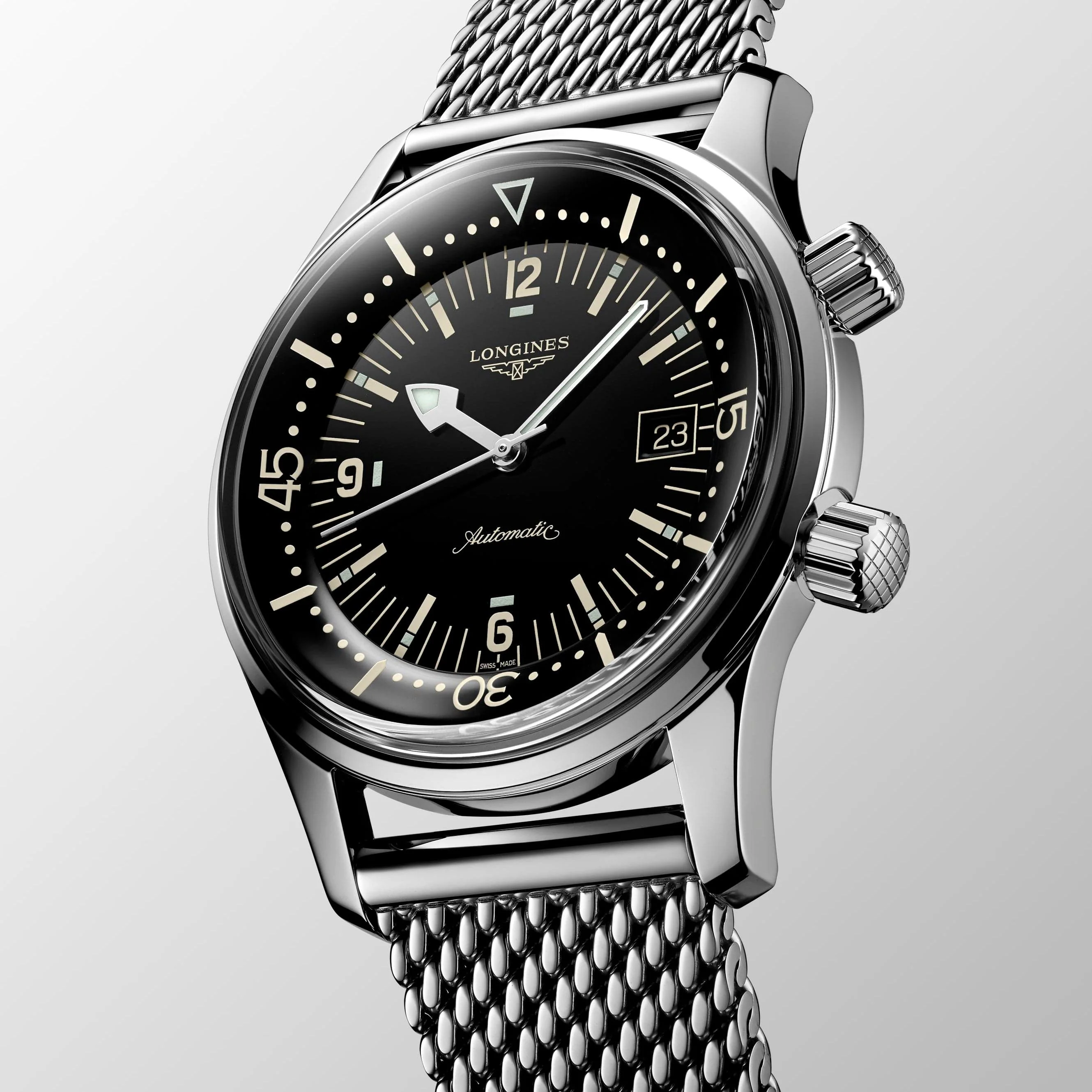 Longines Legend Diver Watch 42mm Automatic L3.774.4.50.6 - Image 4