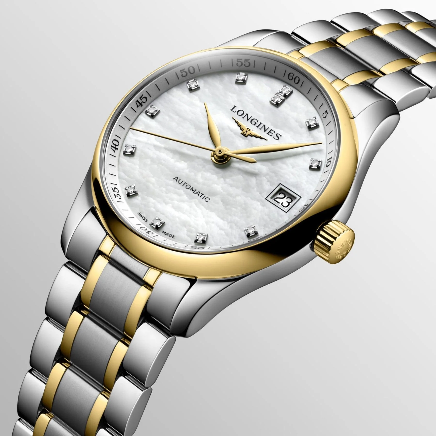 Longines Master Collection 34mm Mother of Pearl Automatic L2.357.5.87.7 - Image 2