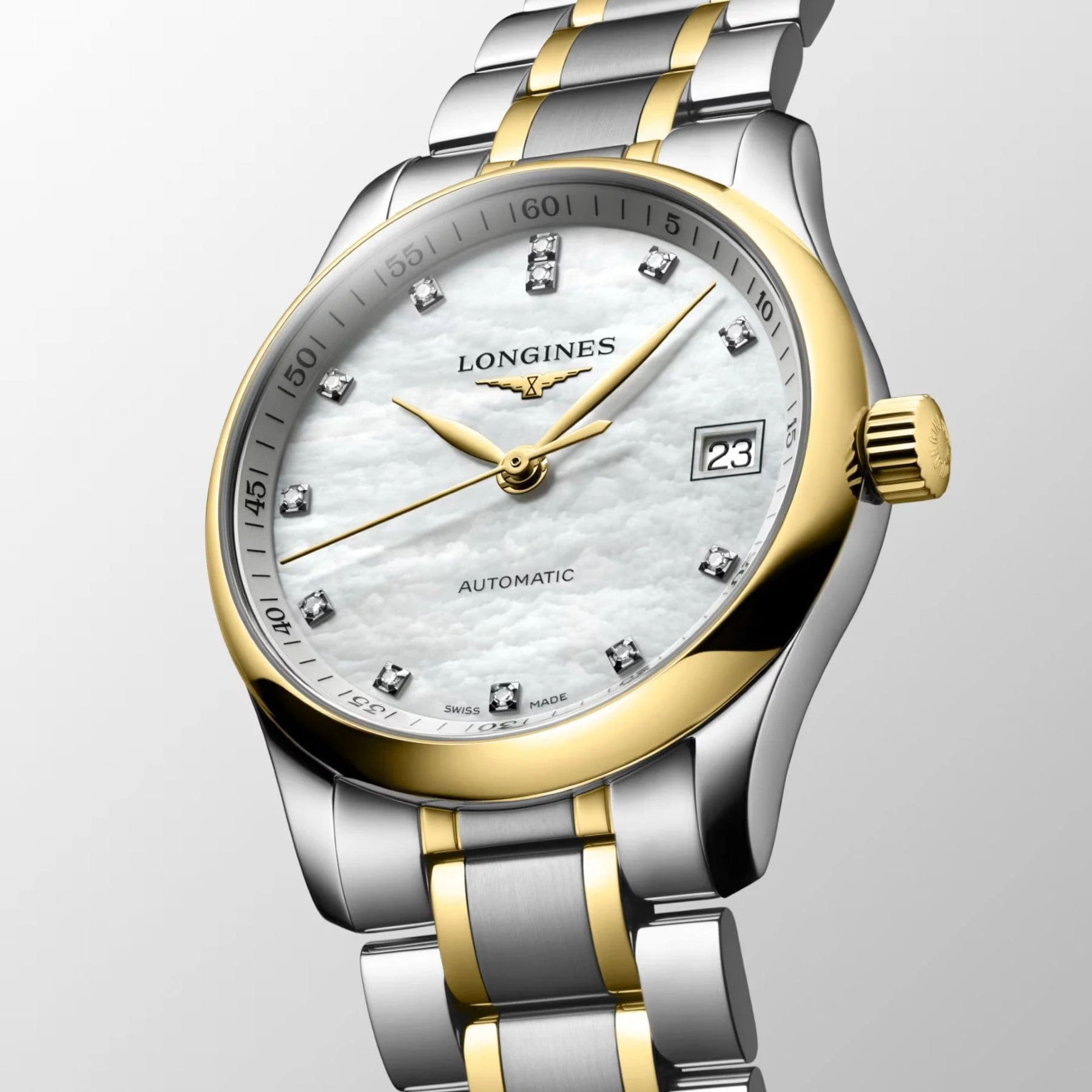 Longines Master Collection 34mm Mother of Pearl Automatic L2.357.5.87.7 - Image 5
