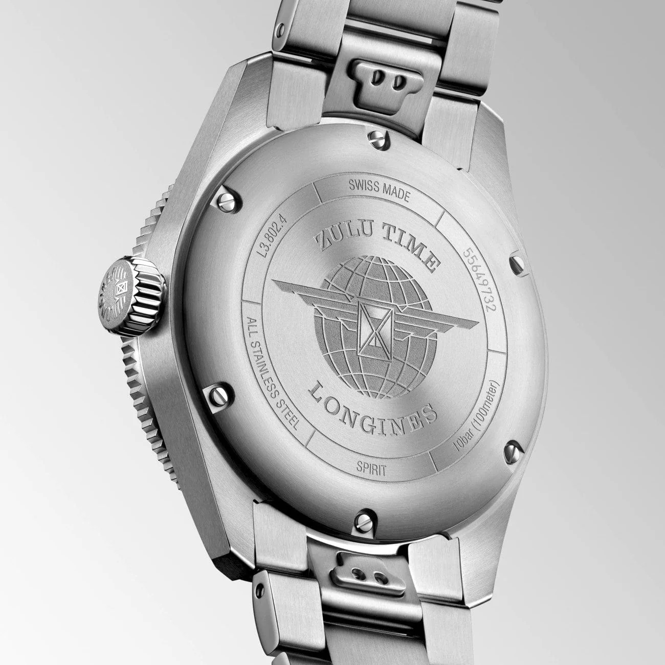 Longines Spirit Zulu Time 39mm GMT Chronometer L3.802.4.53.6 - Image 4