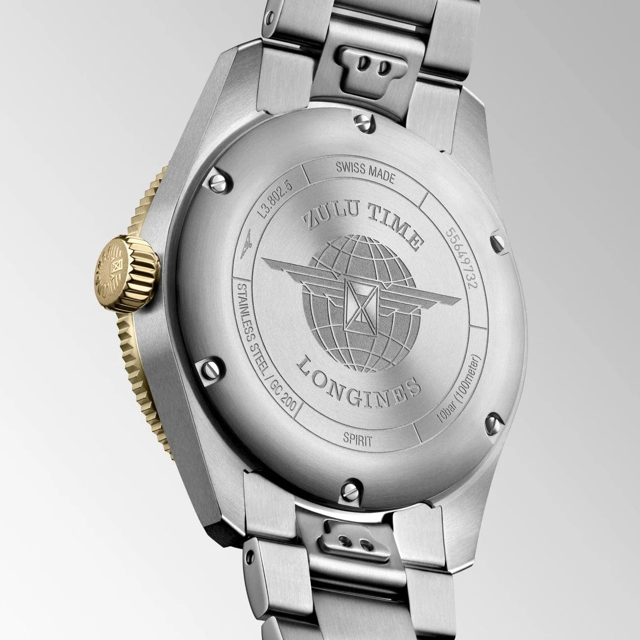 Longines Spirit Zulu Time 39mm GMT Chronometer L3.802.5.53.6 - Image 3