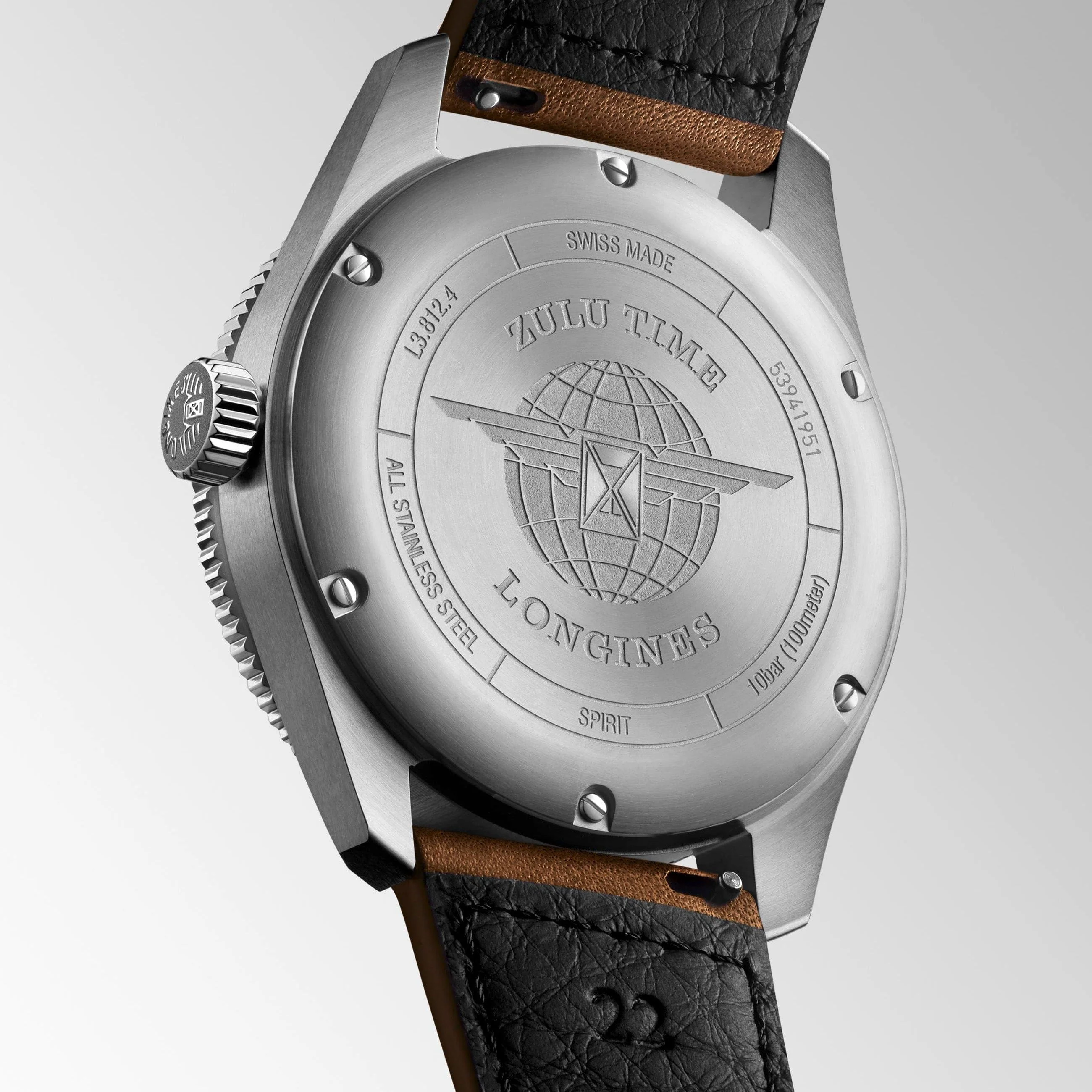Longines Spirit Zulu Time 42mm GMT Chronometer L3.812.4.63.2 - Image 4