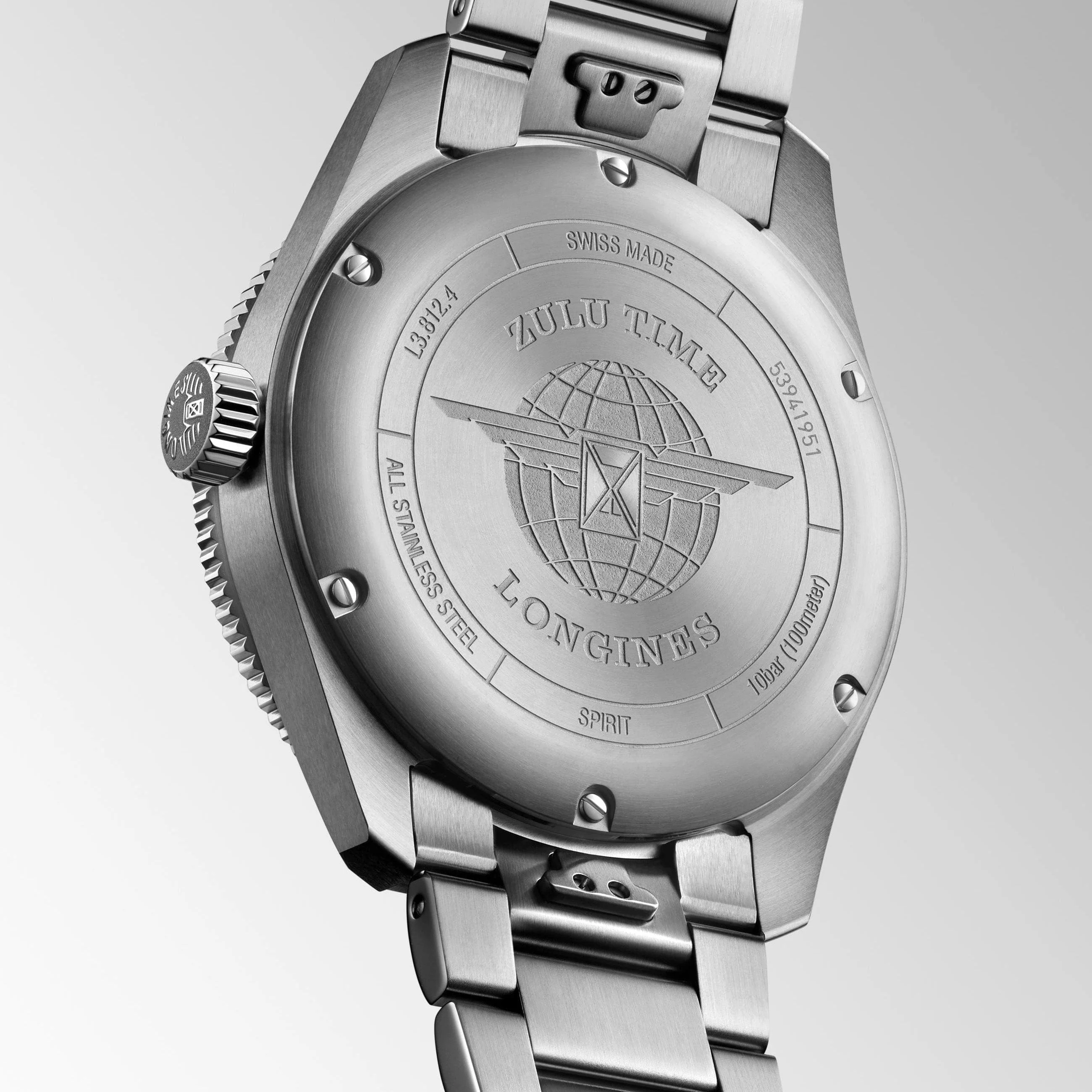 Longines Spirit Zulu Time 42mm GMT Chronometer L3.812.4.93.6 - Image 4