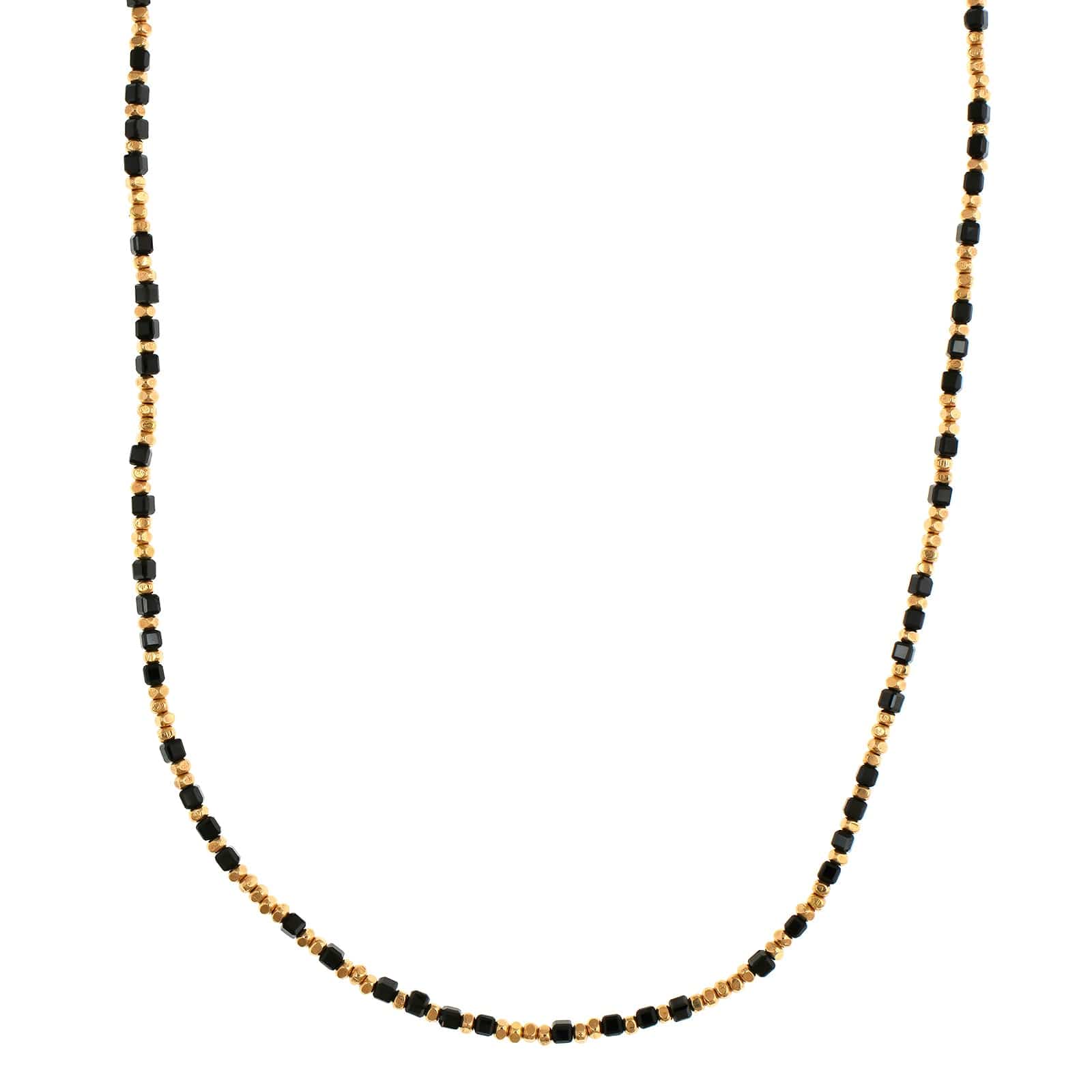 Maor 18K Yellow Gold Black Spinel Percep Wrap Bracelet or Necklace - Image 2