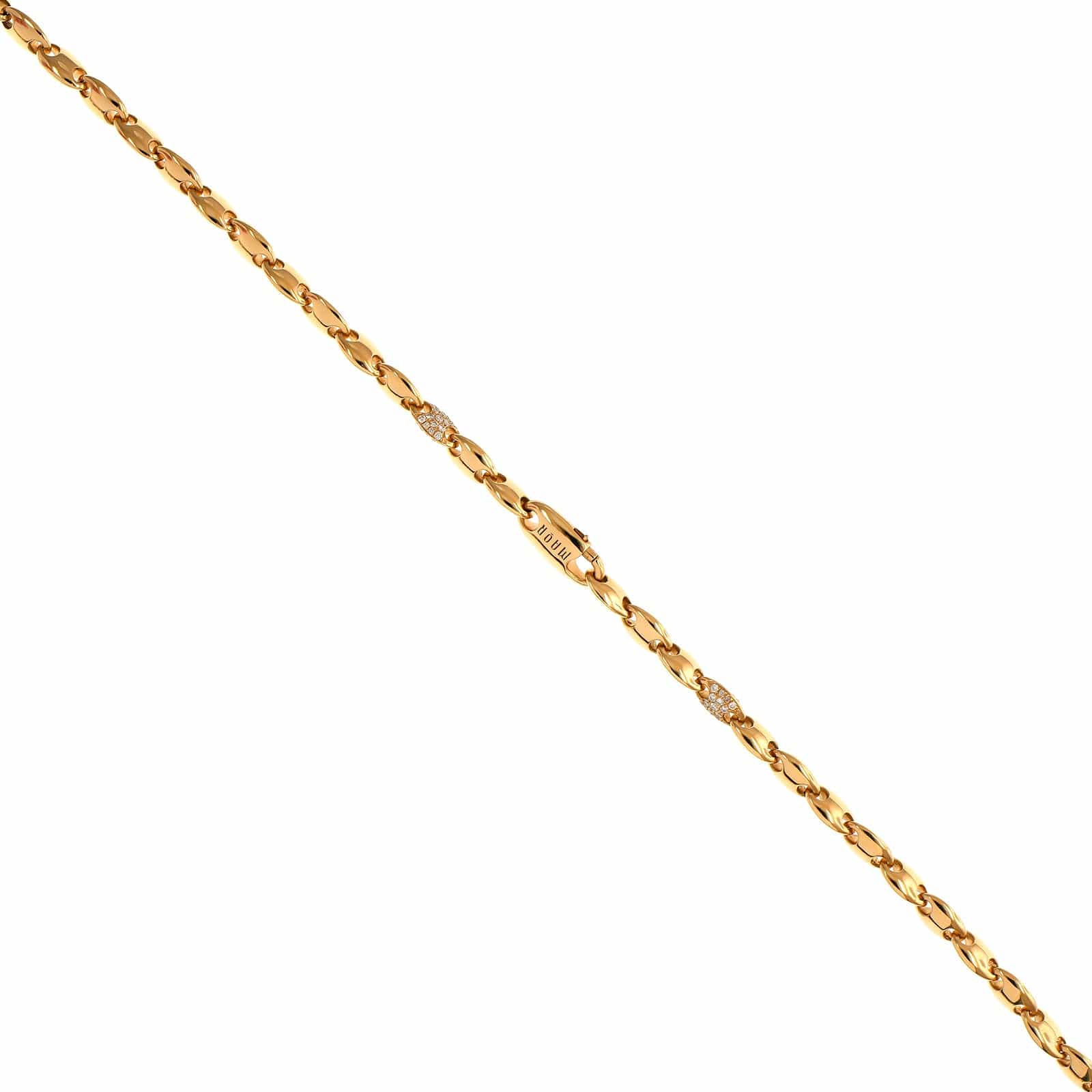 Maor 18K Yellow Gold Diamond Neo Chain Necklace - Image 2