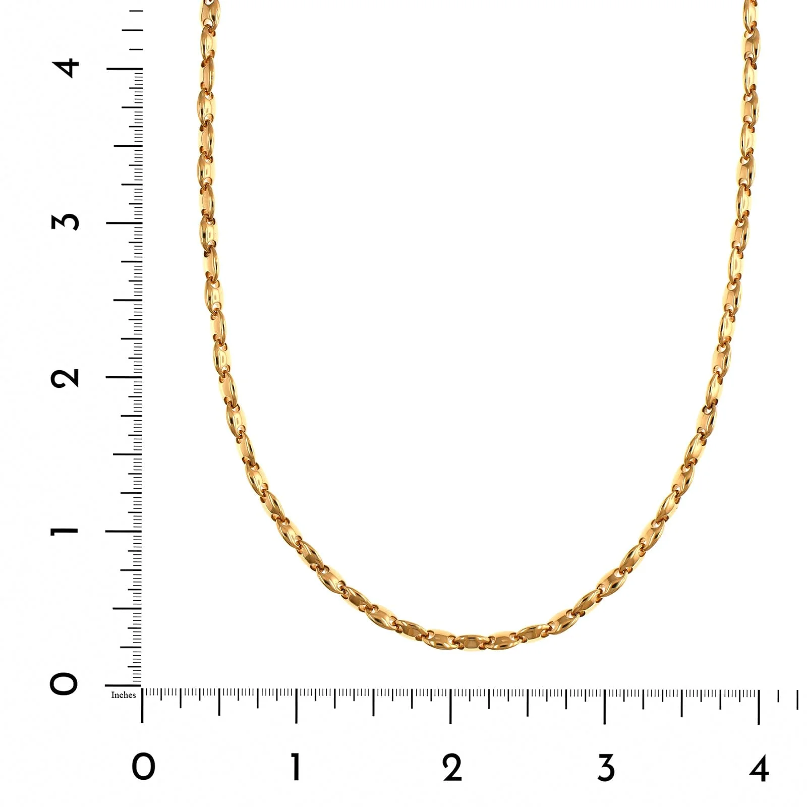 Maor 18K Yellow Gold Diamond Neo Chain Necklace - Image 3