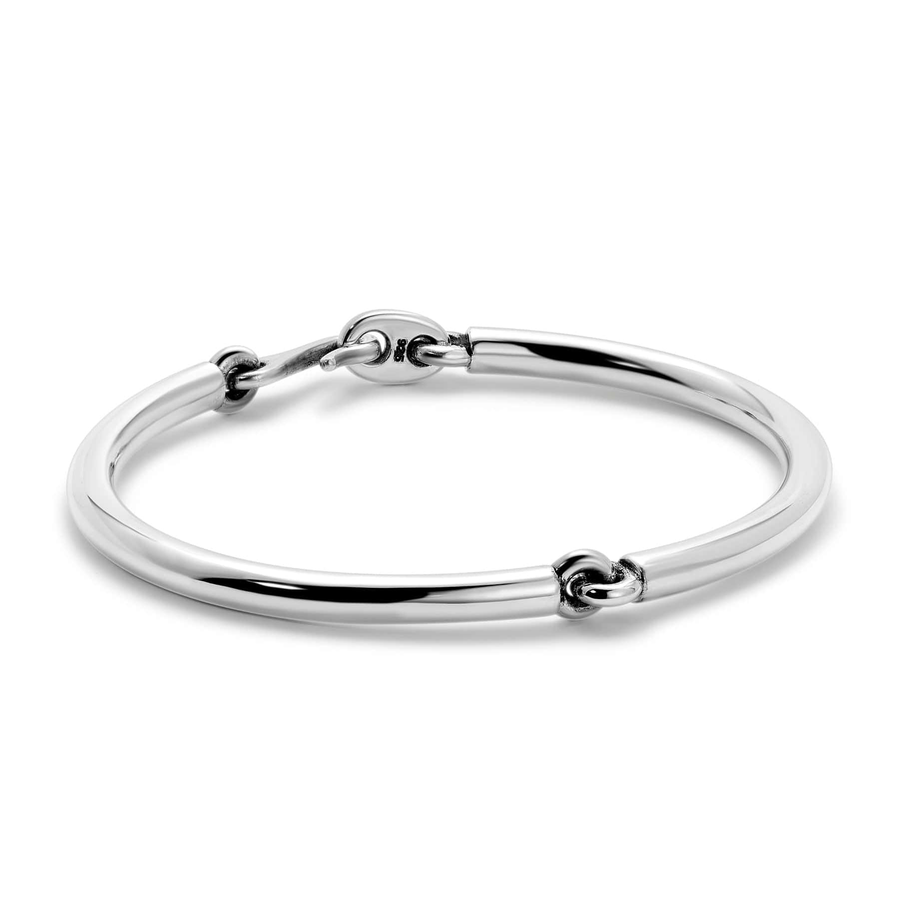 Maor Sterling Silver Aquila Round Bar Bracelet - Image 3