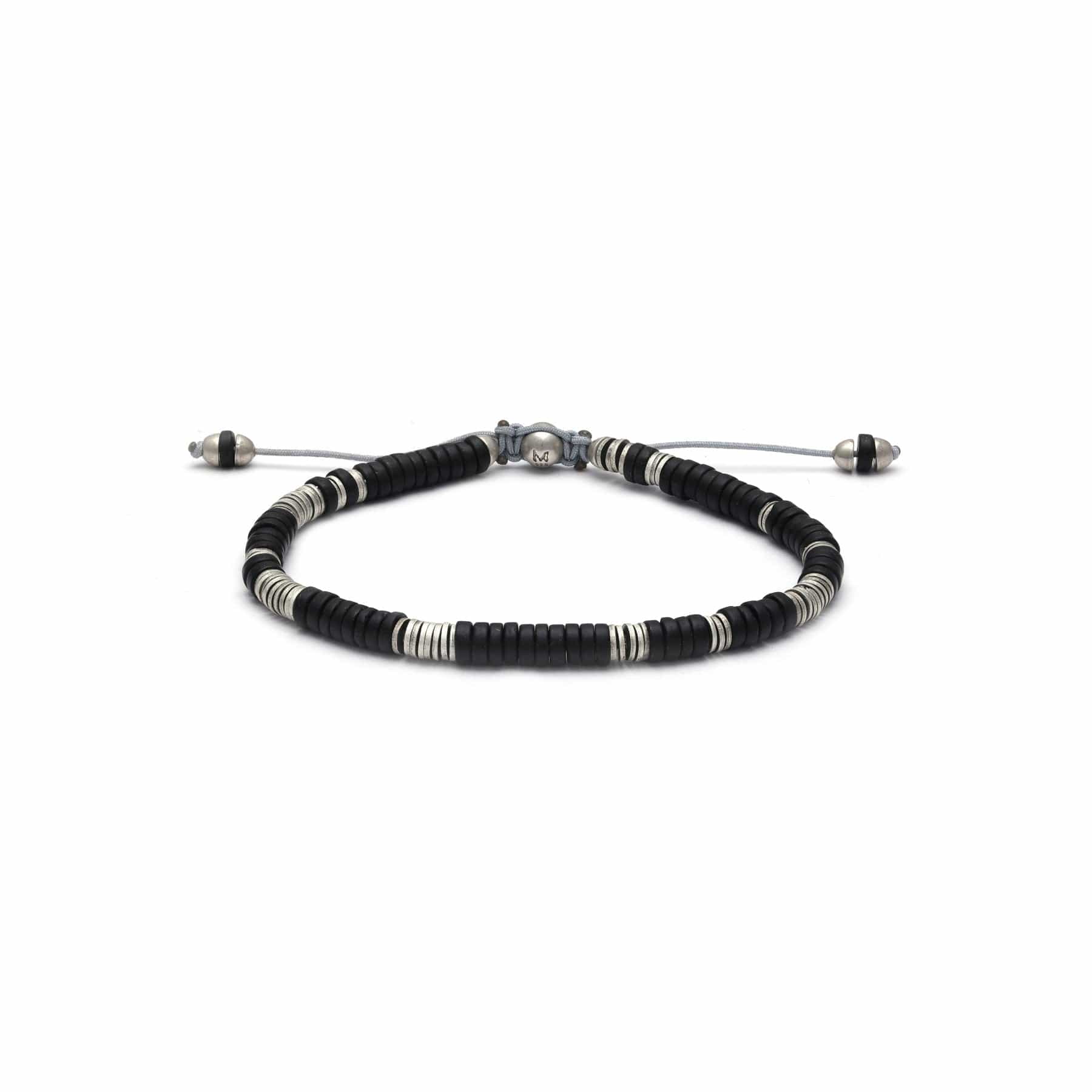 Maor Sterling Silver Black Onyx Lazuli Bracelet