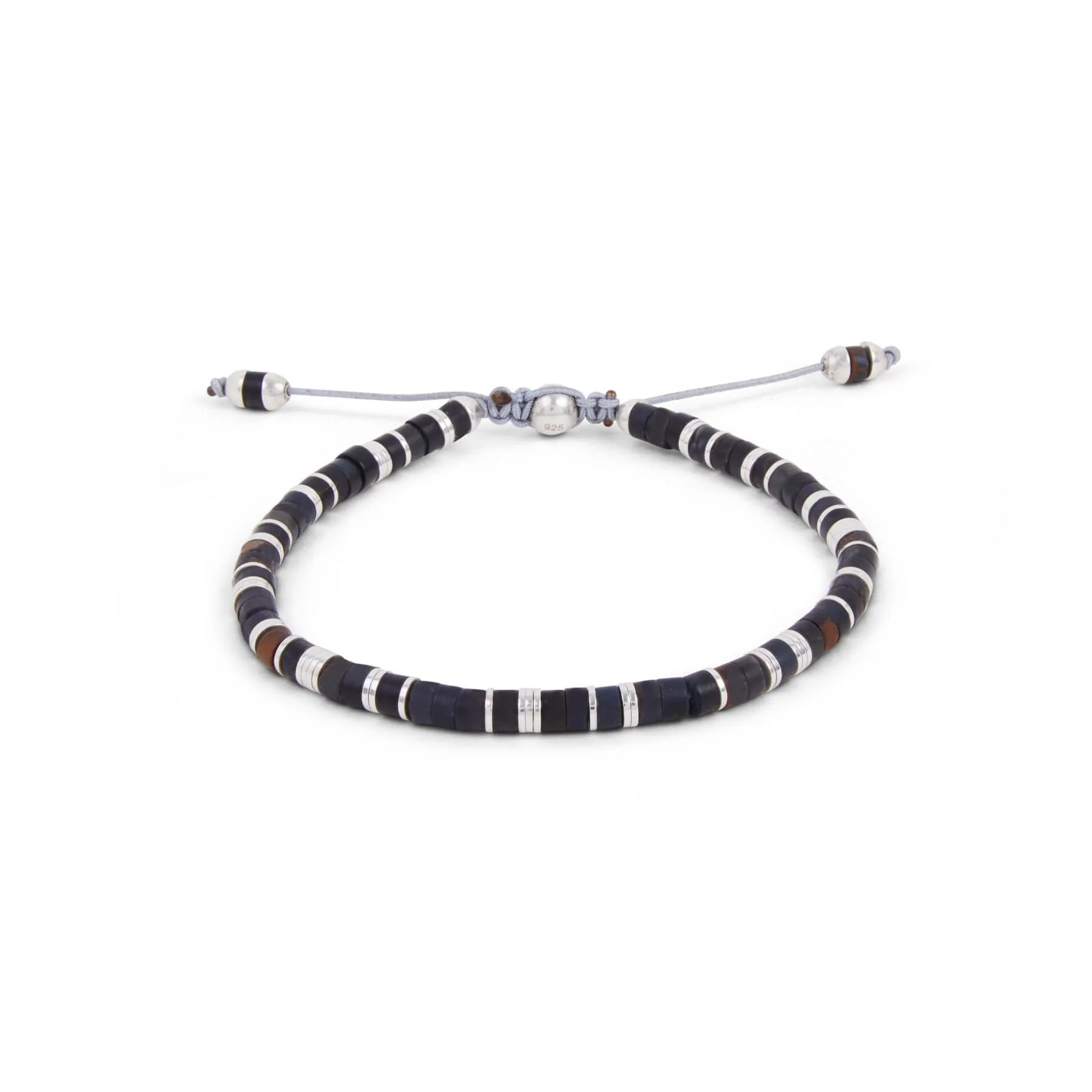 Maor Sterling Silver Blue Tiger Eye Tucson Bracelet