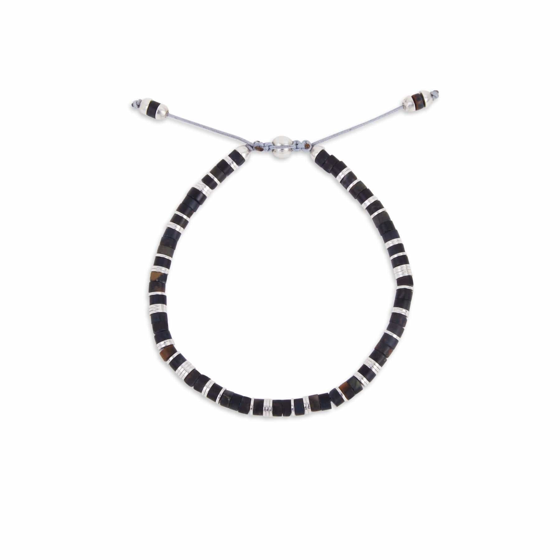 Maor Sterling Silver Blue Tiger Eye Tucson Bracelet - Image 2